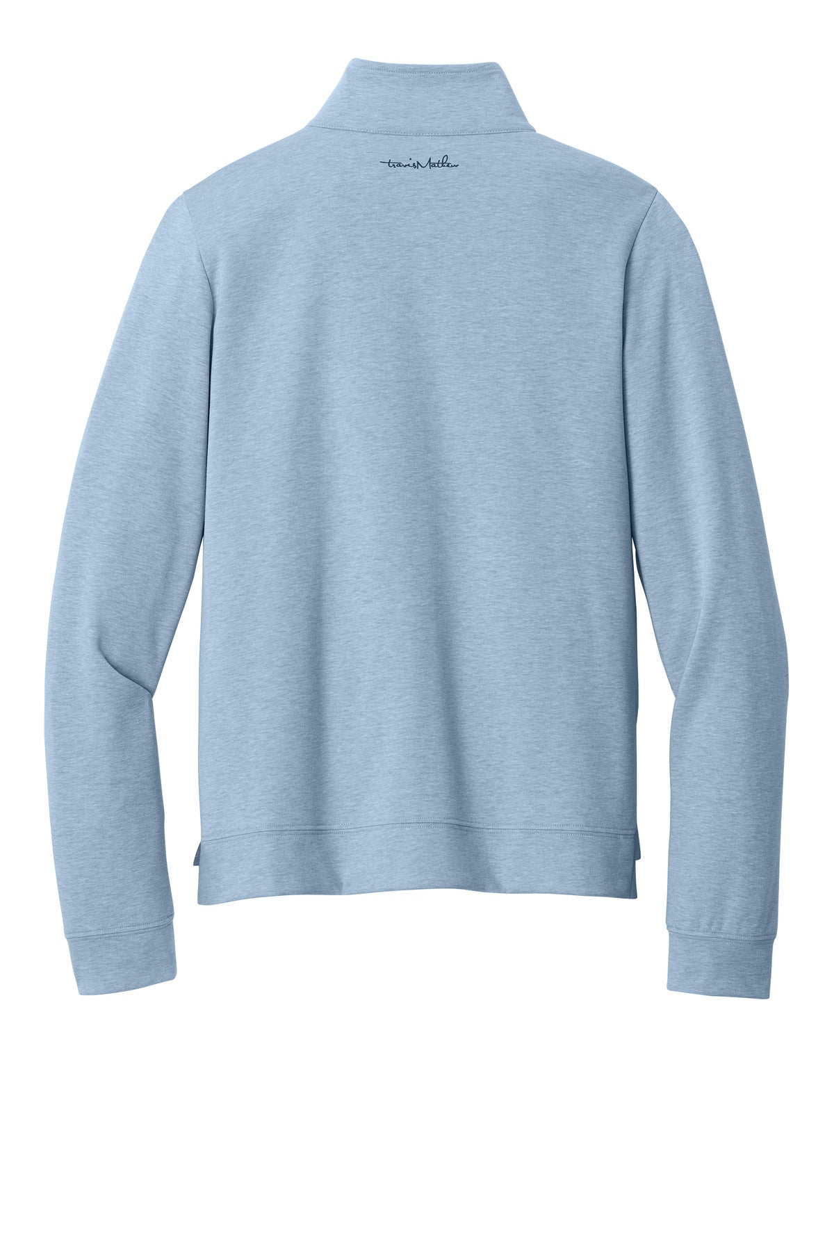TravisMathew Women's Coveside 1/2-Zip - Light Blue Heather