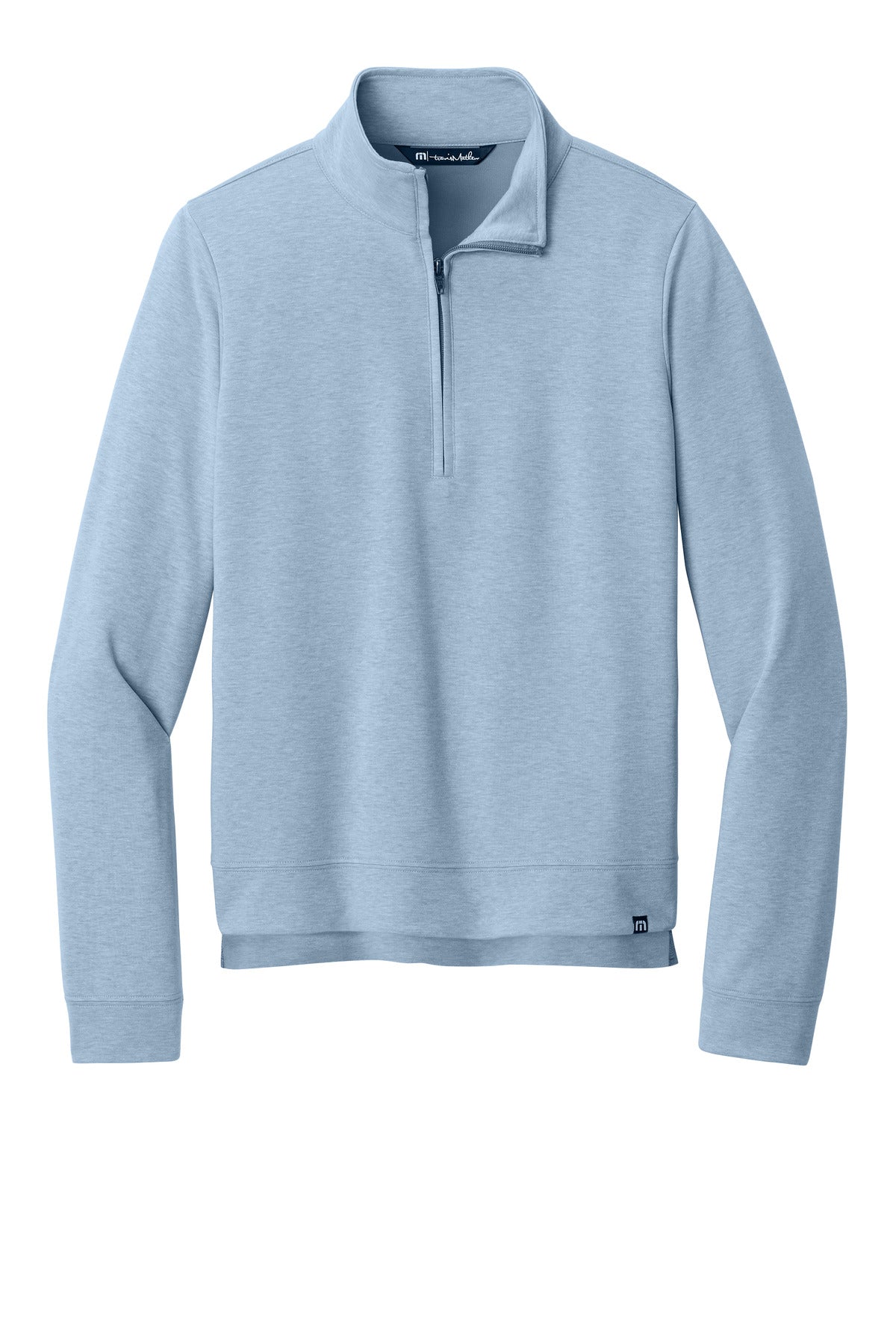 TravisMathew Women's Coveside 1/2-Zip - Light Blue Heather