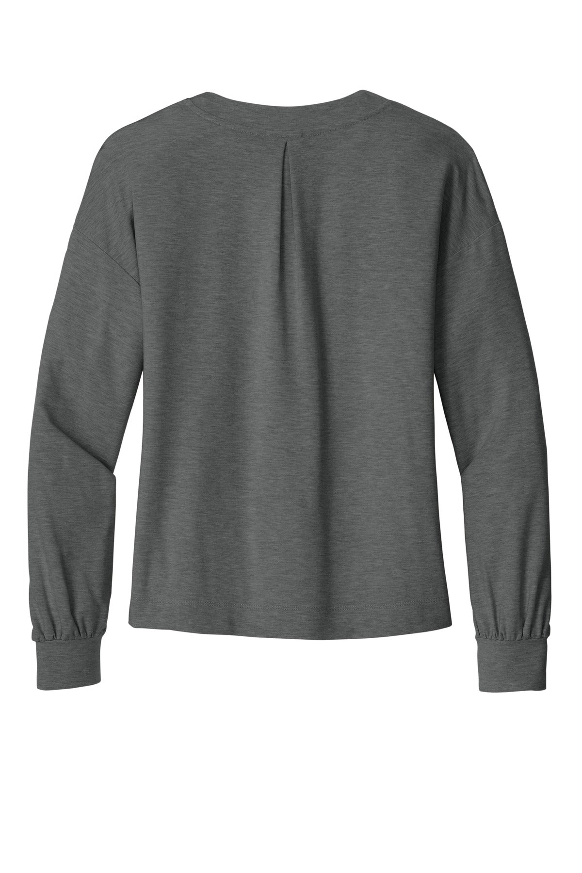 TravisMathew Women's Long Weekend V-Neck - Dark Grey Heather