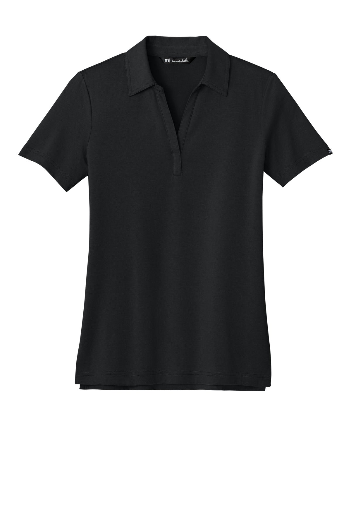TravisMathew Women's Glenview Solid Polo - Black