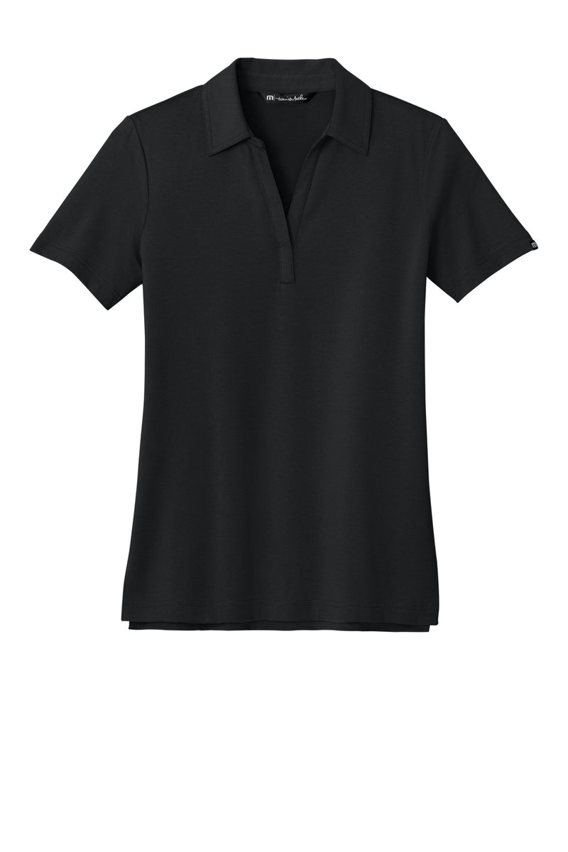 TravisMathew Women's Glenview Solid Polo - Black