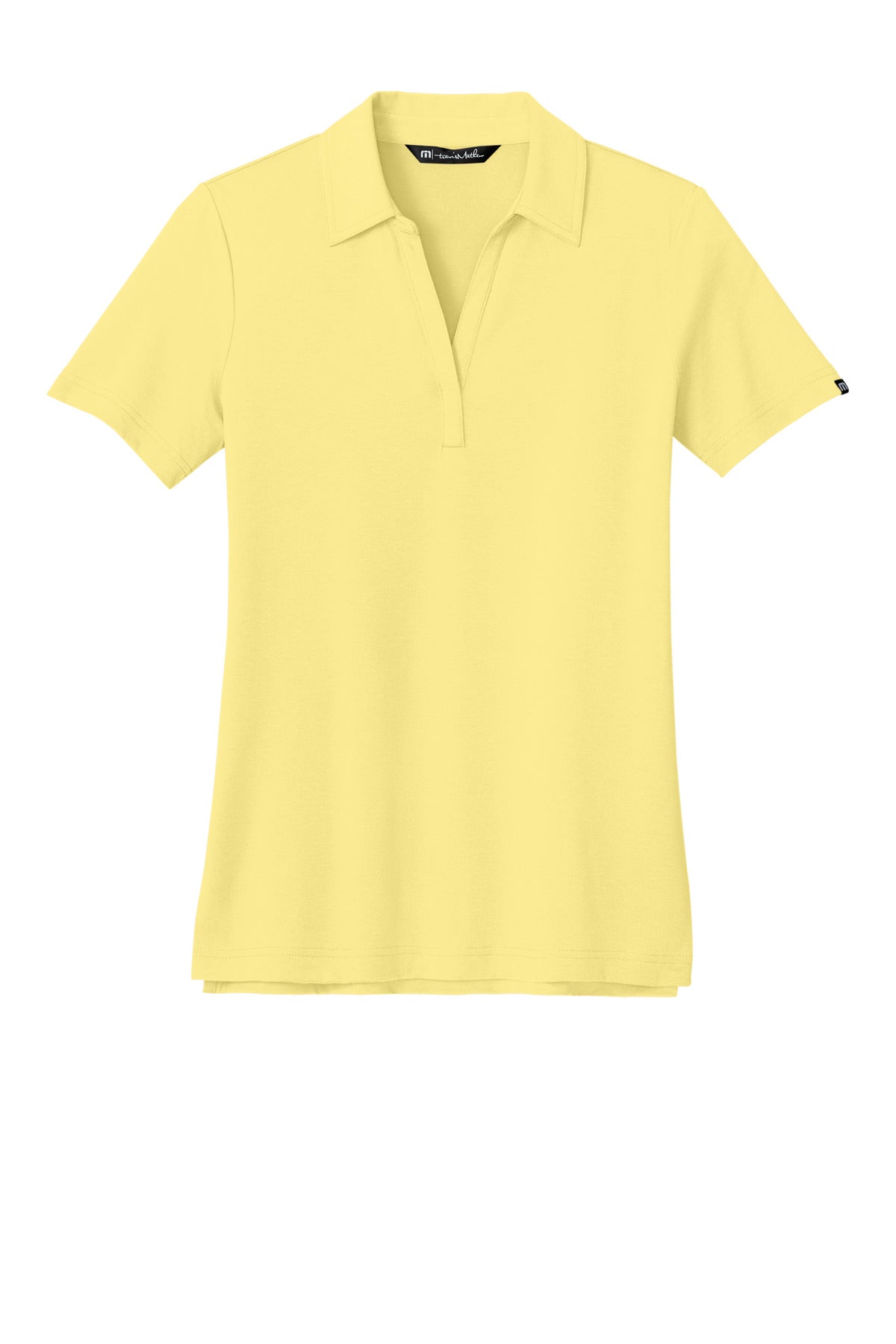 TravisMathew Women's Glenview Solid Polo - Pale Yellow
