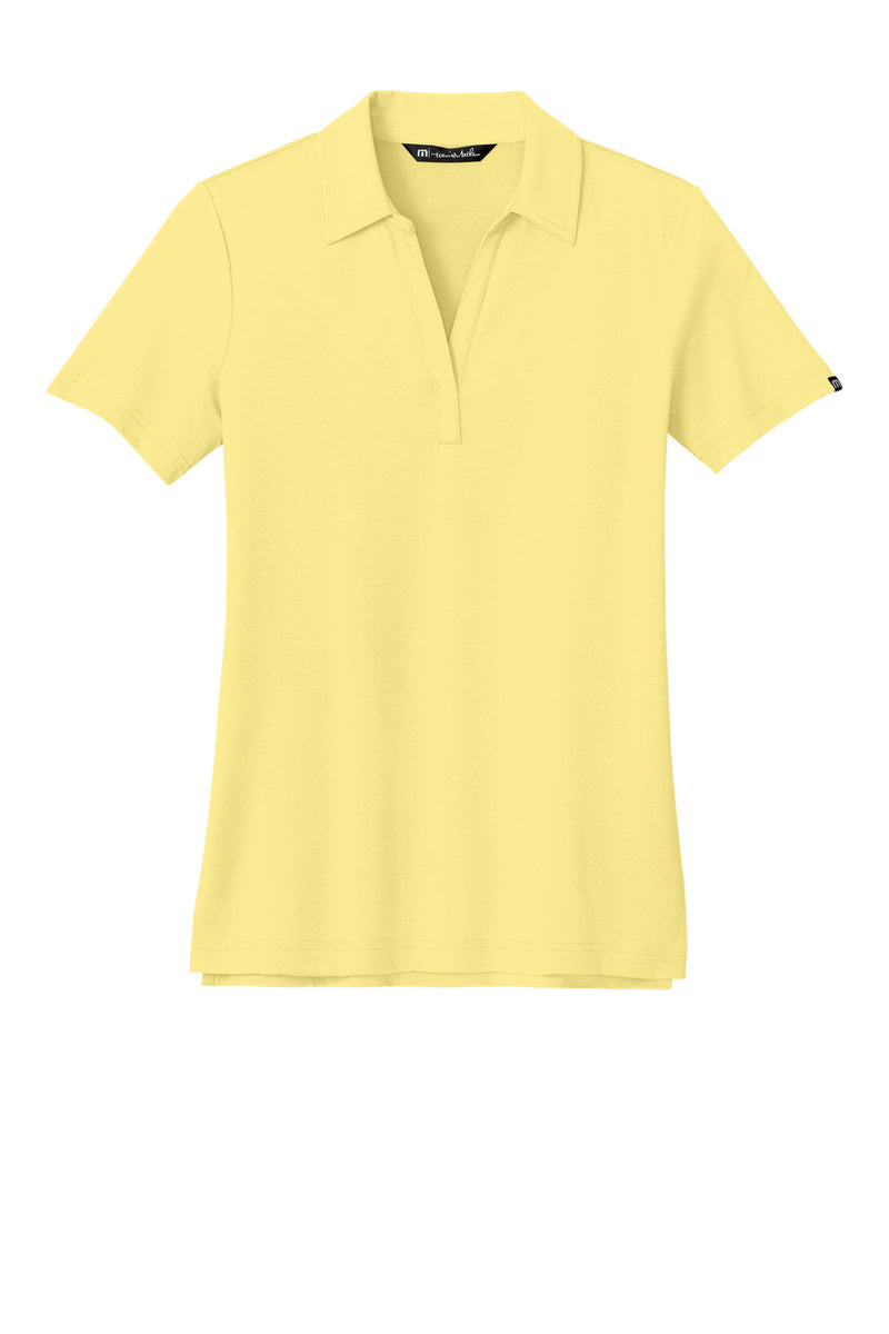 TravisMathew Women's Glenview Solid Polo - Pale Yellow