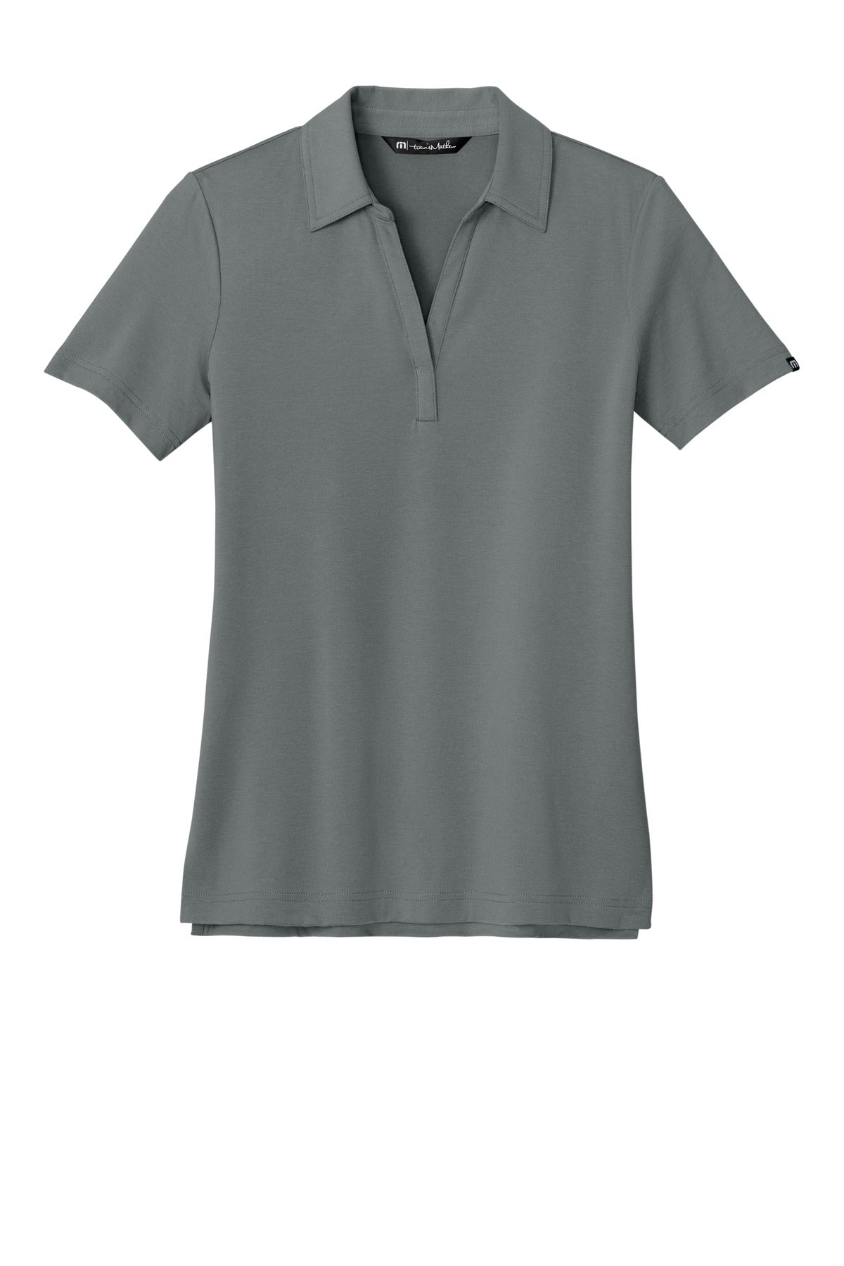 TravisMathew Women's Glenview Solid Polo - Quiet Shade Grey