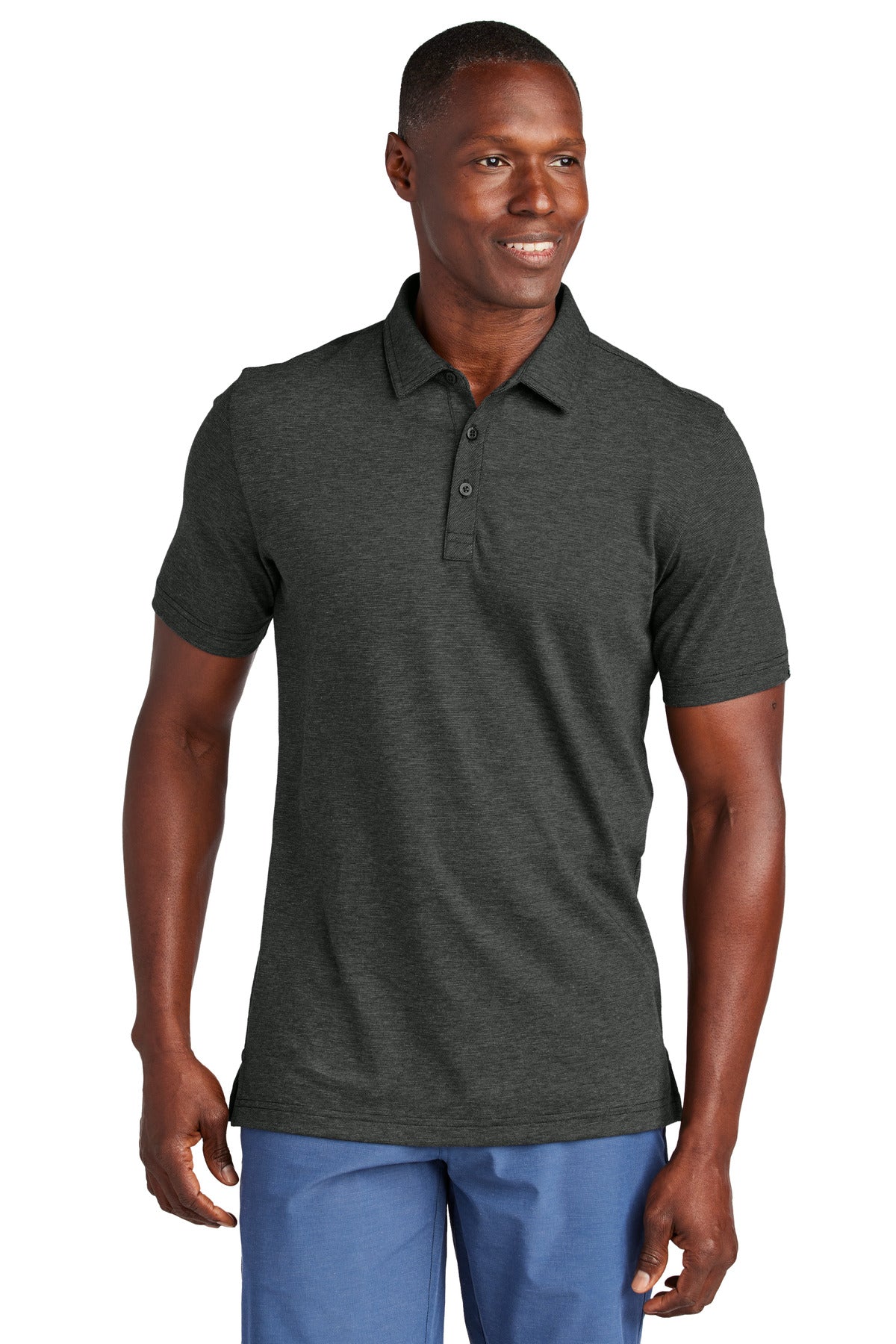 TravisMathew Sunnyvale Polo - Black Heather