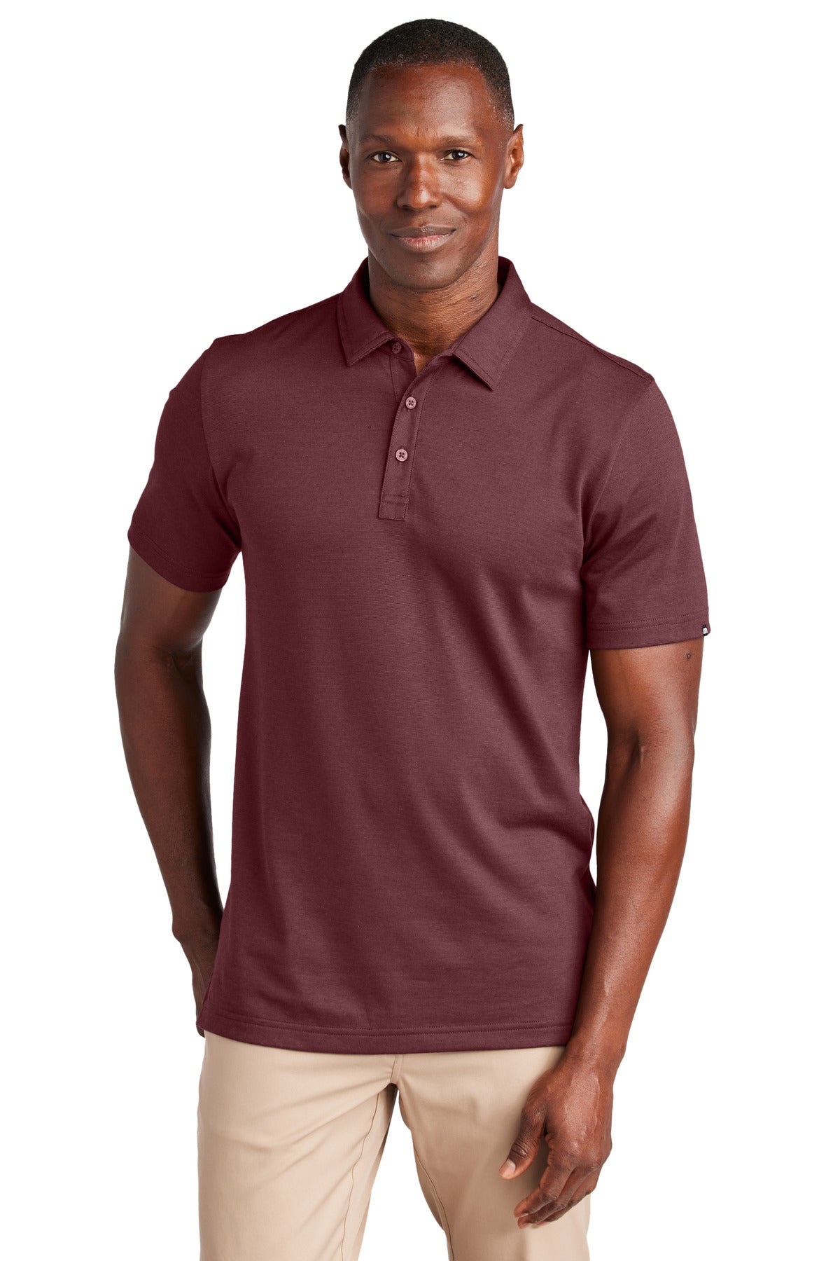 TravisMathew Sunnyvale Polo - Oxblood Heather