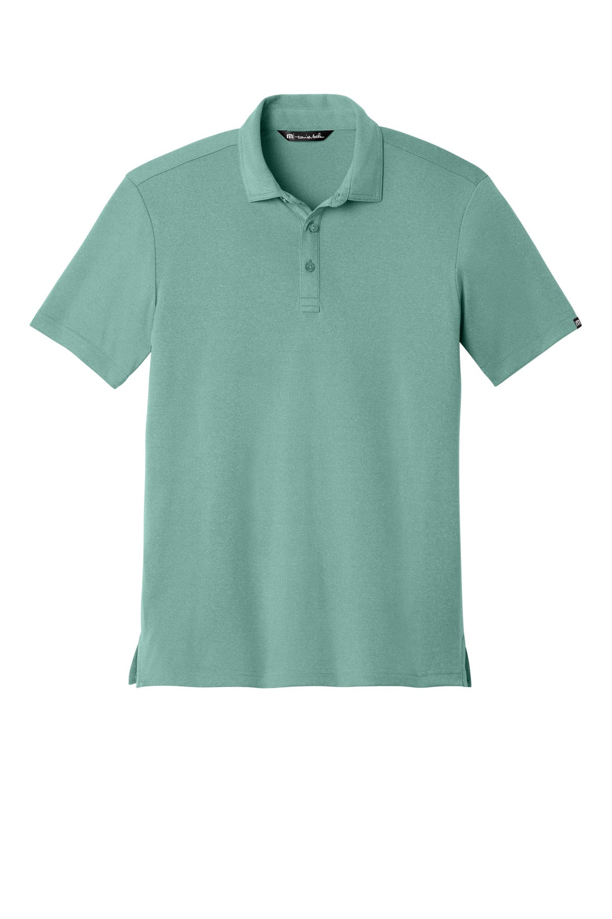 TravisMathew Coto Performance Polo - Beryl Green Heather
