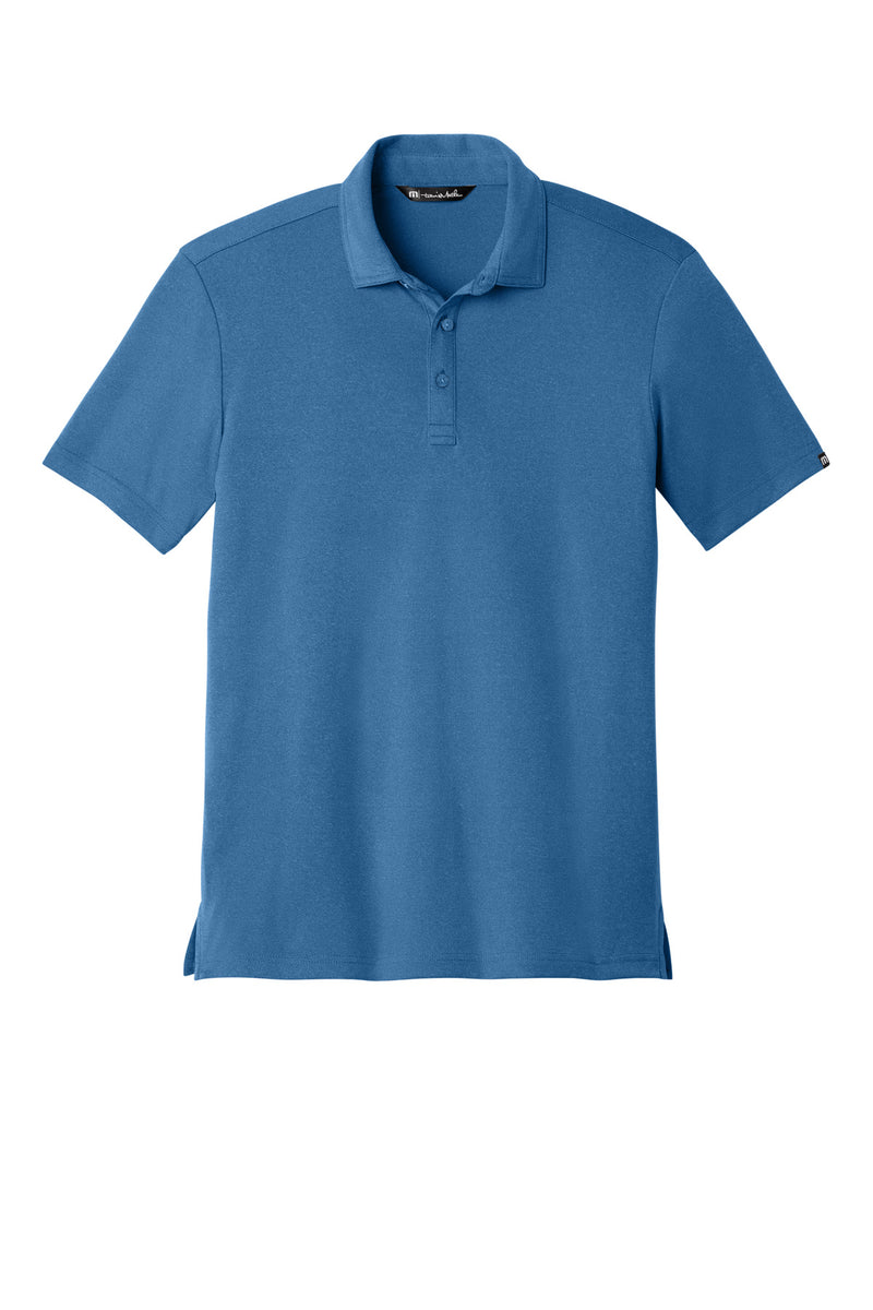 TravisMathew Coto Performance Polo - Brilliant Blue Heather