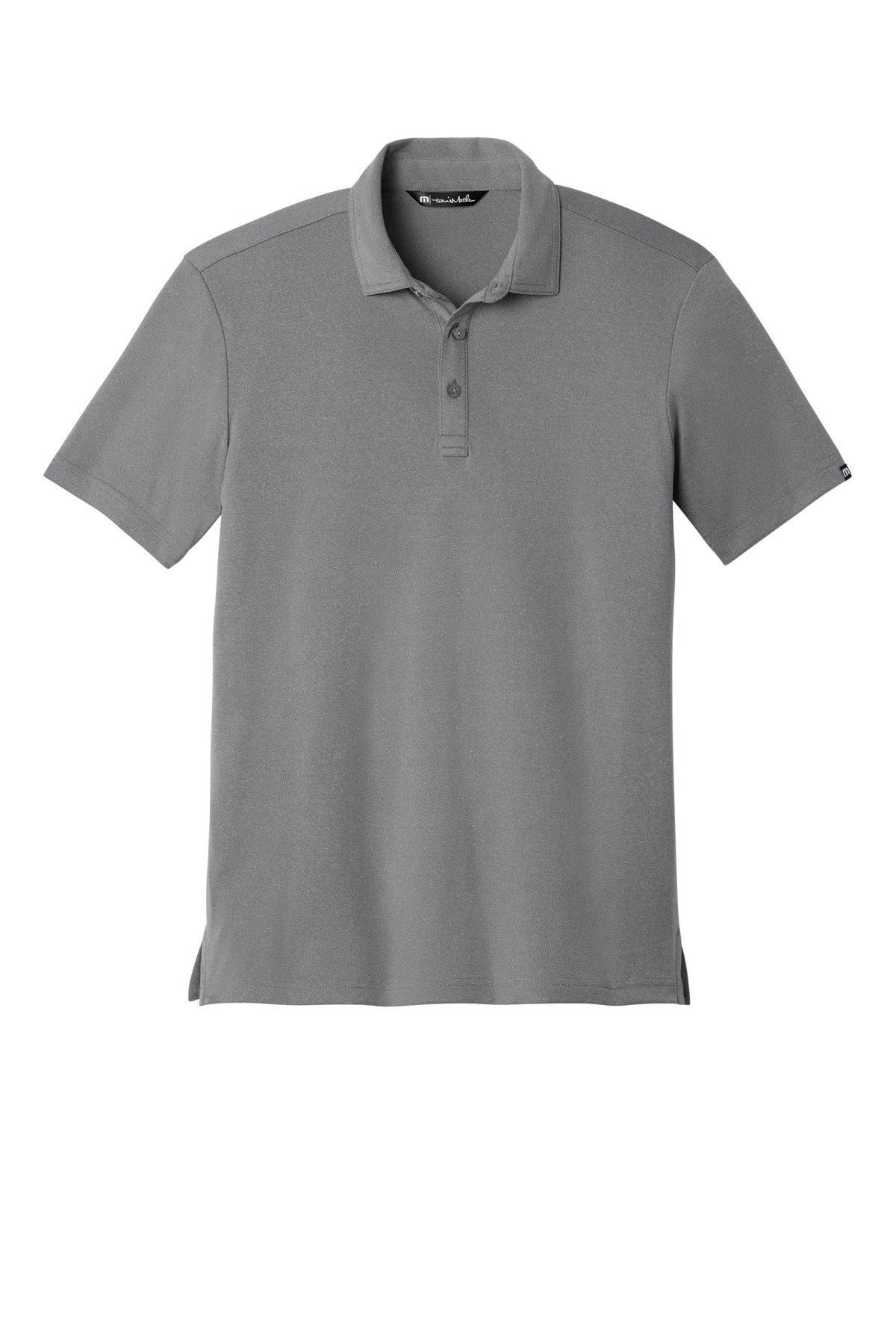TravisMathew Coto Performance Polo - Quiet Shade Grey/ Black