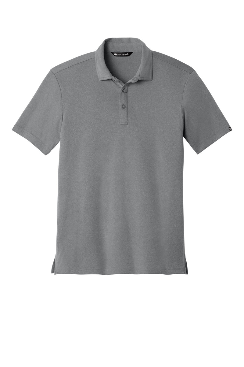 TravisMathew Coto Performance Polo - Quiet Shade Grey/ Black