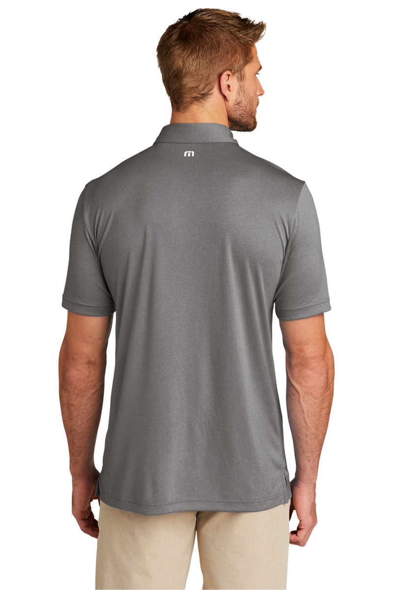 TravisMathew Coto Performance Polo - Quiet Shade Grey/ Black
