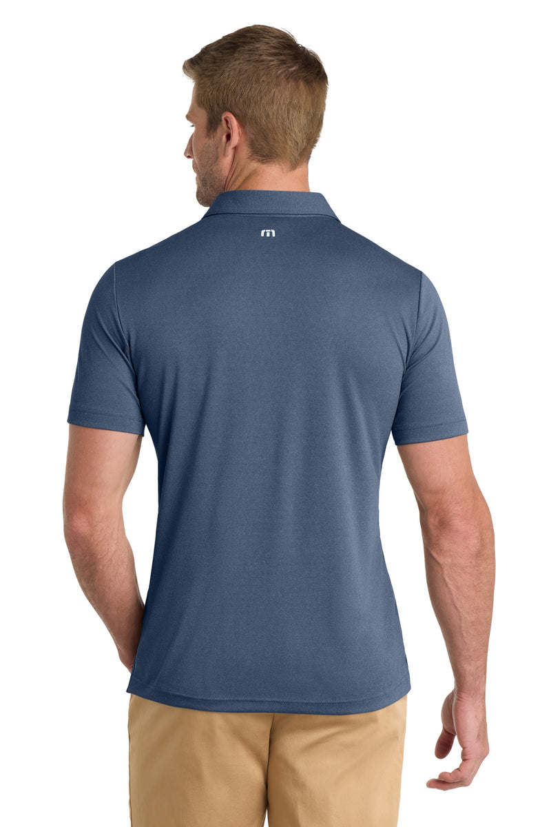 TravisMathew Coto Performance Polo - Vintage Indigo/ Black