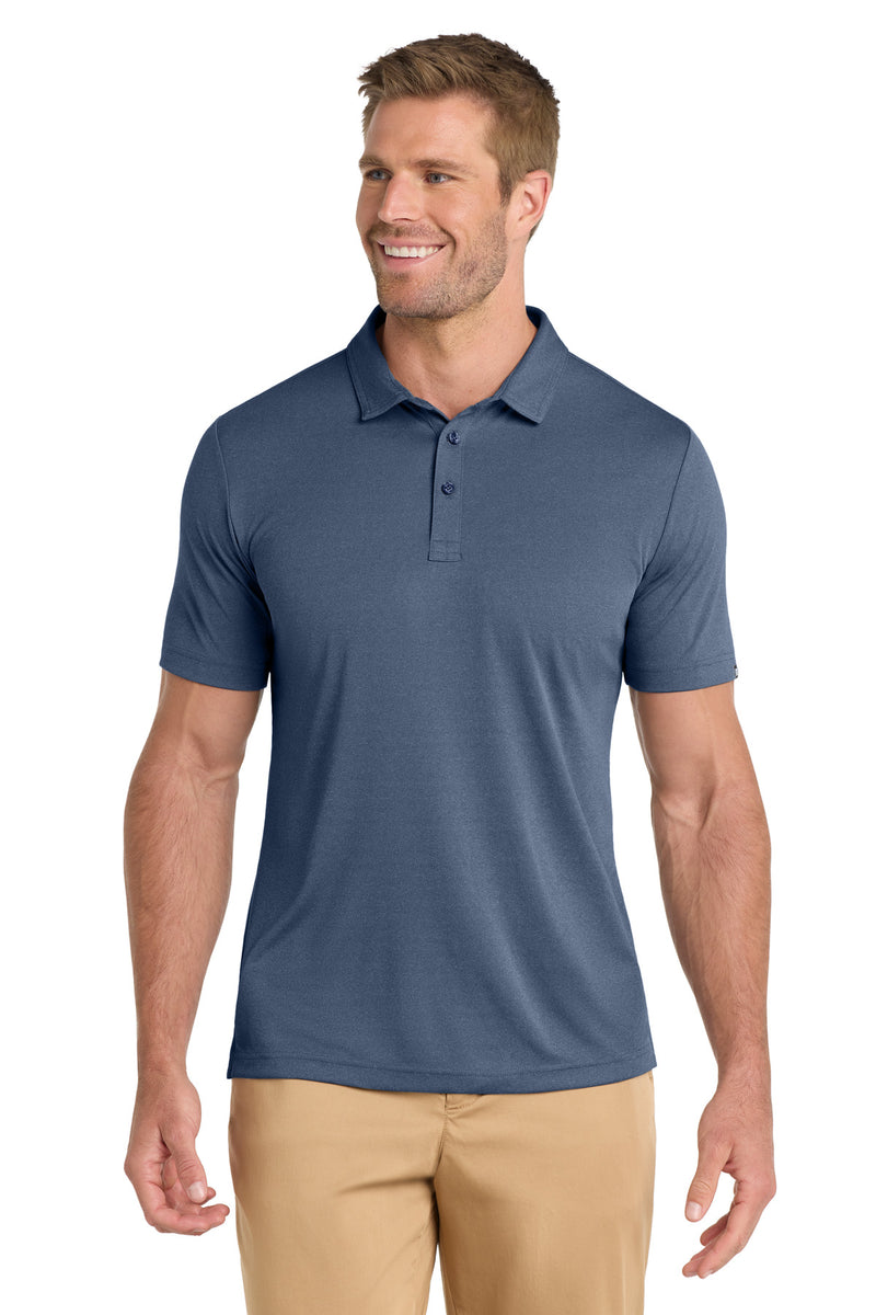 TravisMathew Coto Performance Polo - Vintage Indigo/ Black