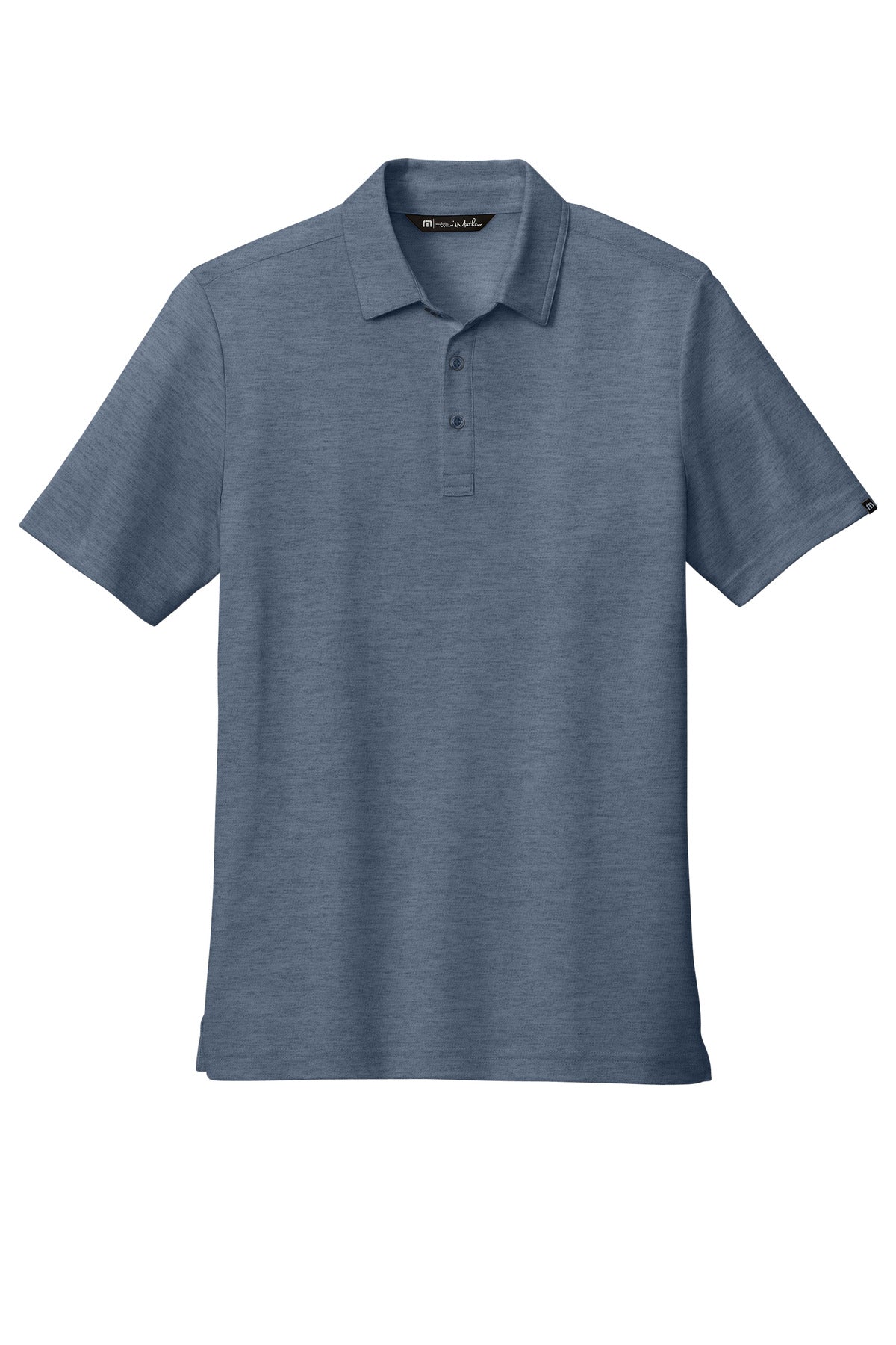 TravisMathew Oceanside Heather Polo - Blue Nights Heather