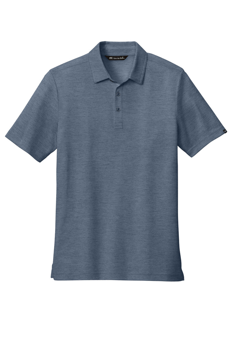 TravisMathew Oceanside Heather Polo - Blue Nights Heather