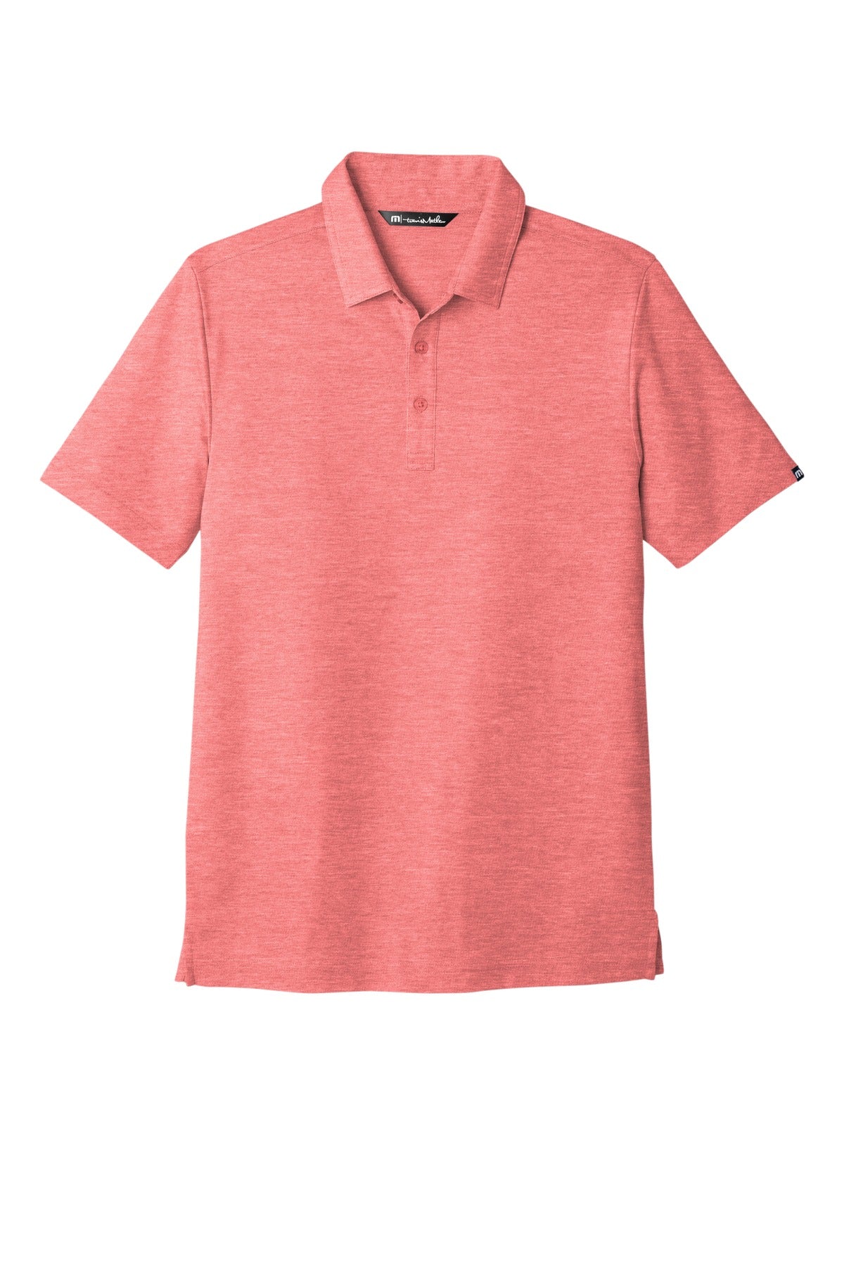 TravisMathew Oceanside Heather Polo - Cardinal Heather