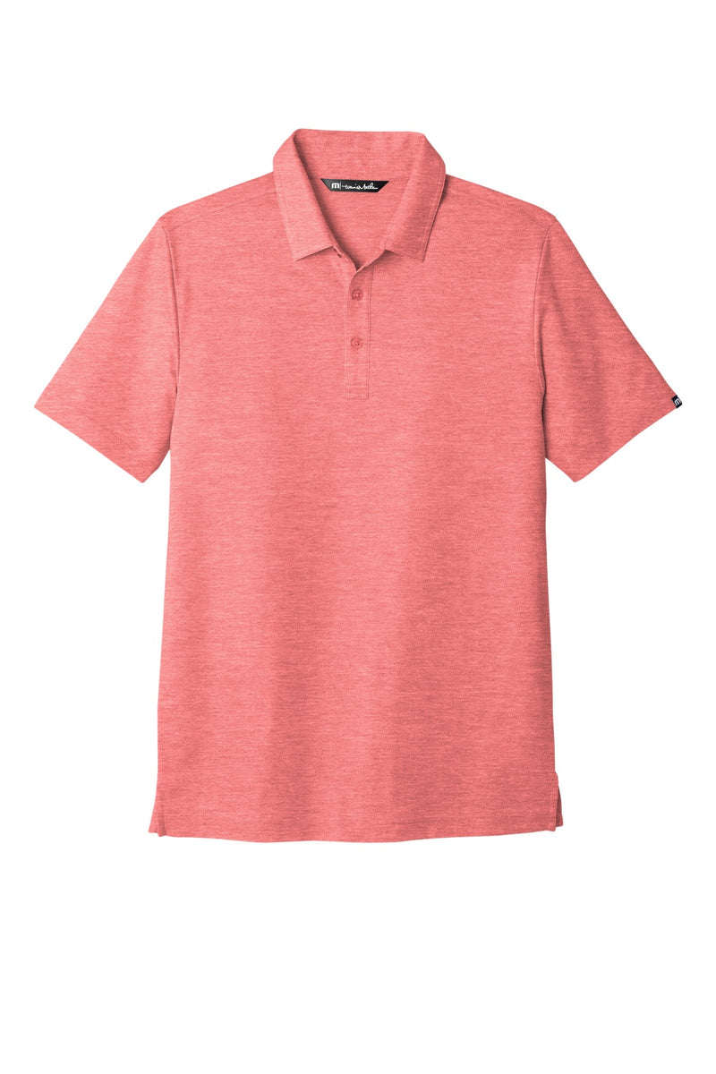 TravisMathew Oceanside Heather Polo - Cardinal Heather