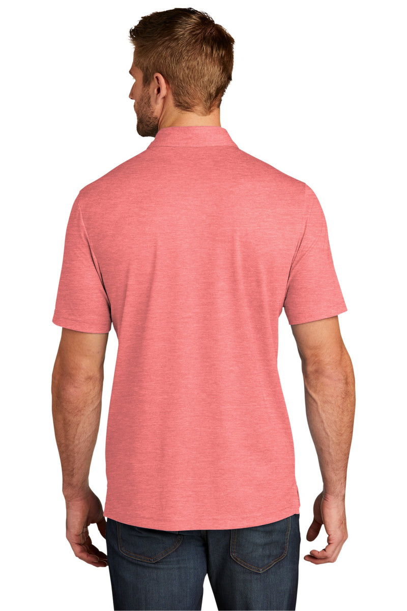 TravisMathew Oceanside Heather Polo - Cardinal Heather