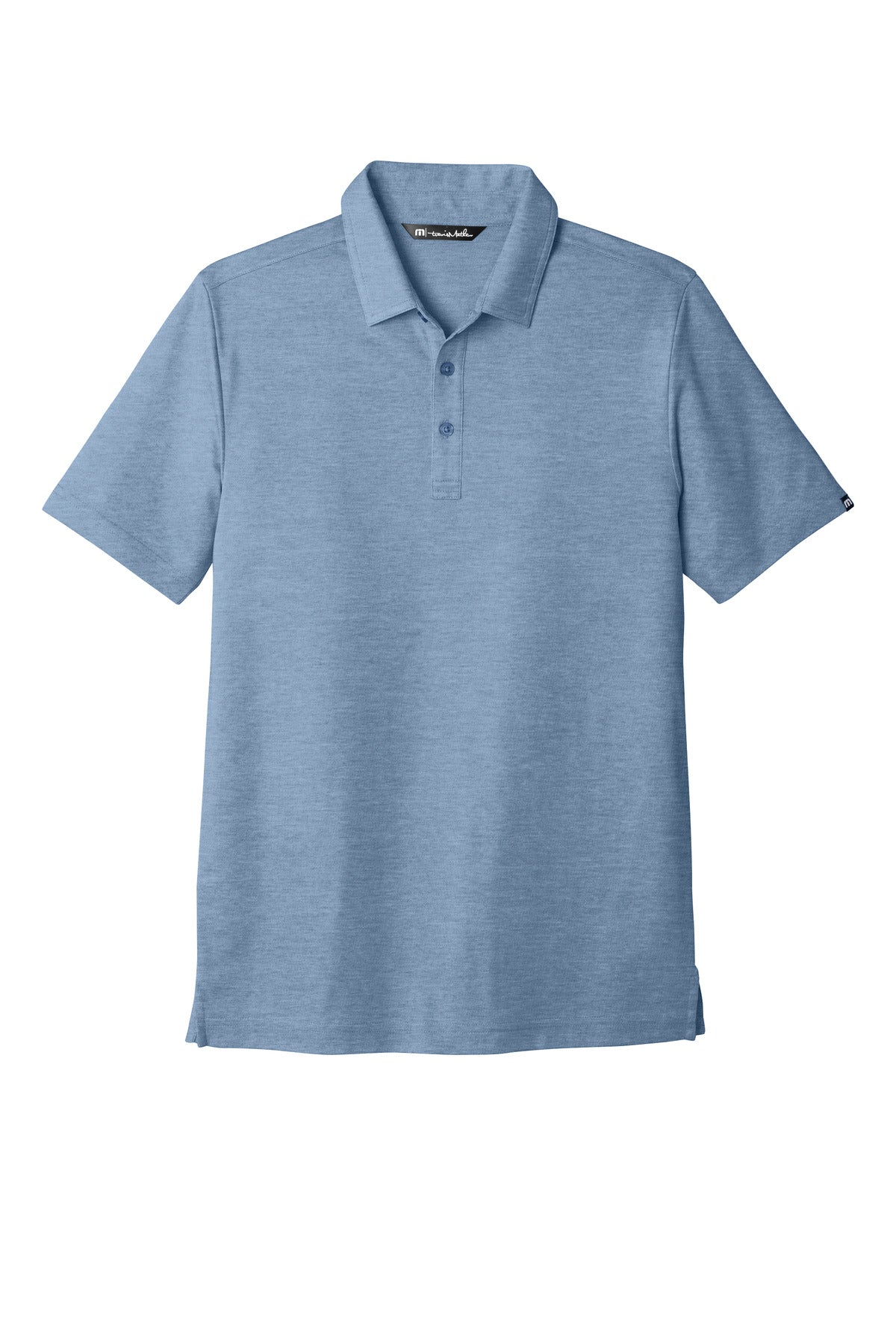TravisMathew Oceanside Heather Polo - Classic Blue Heather