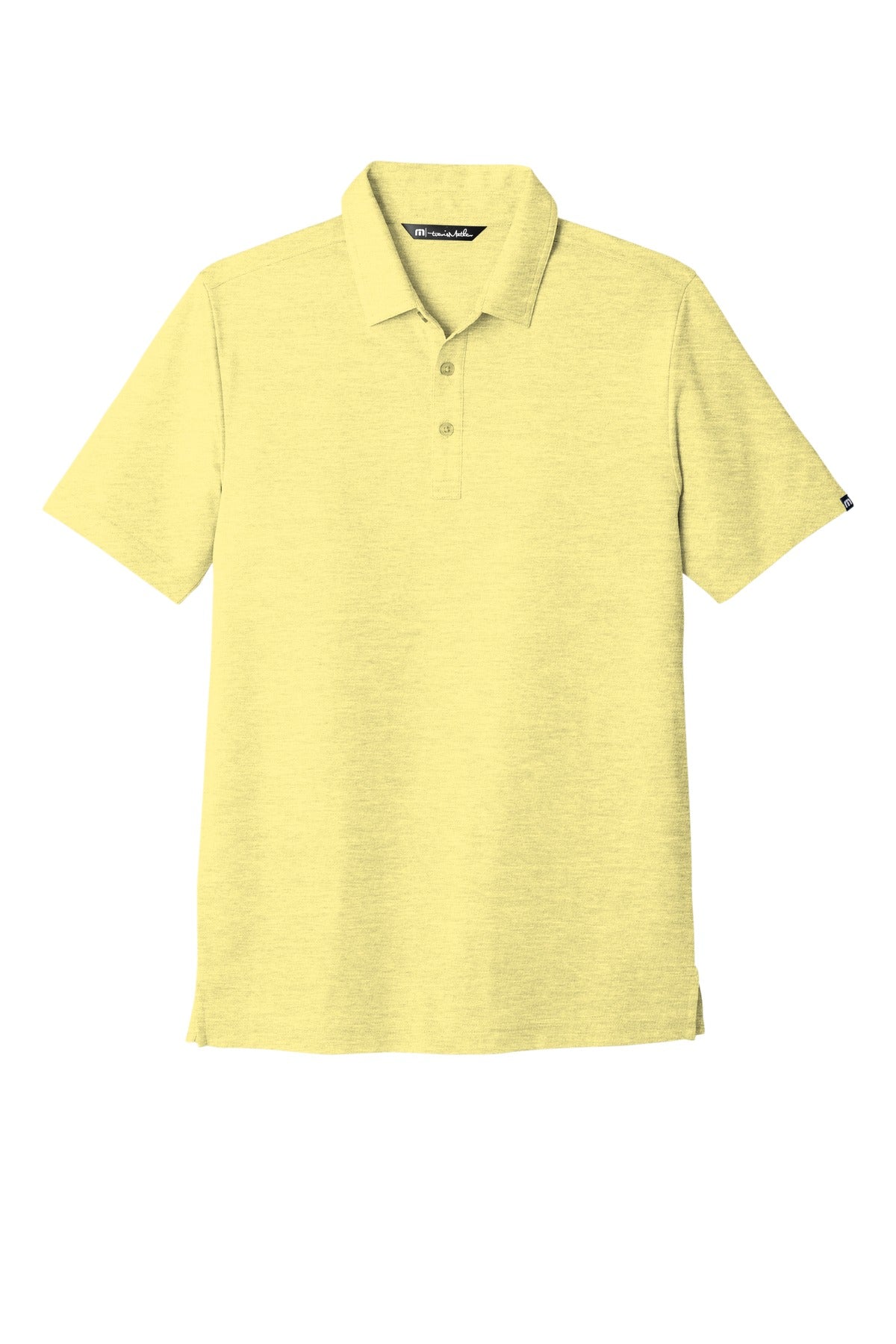 TravisMathew Oceanside Heather Polo - Pale Banana Heather