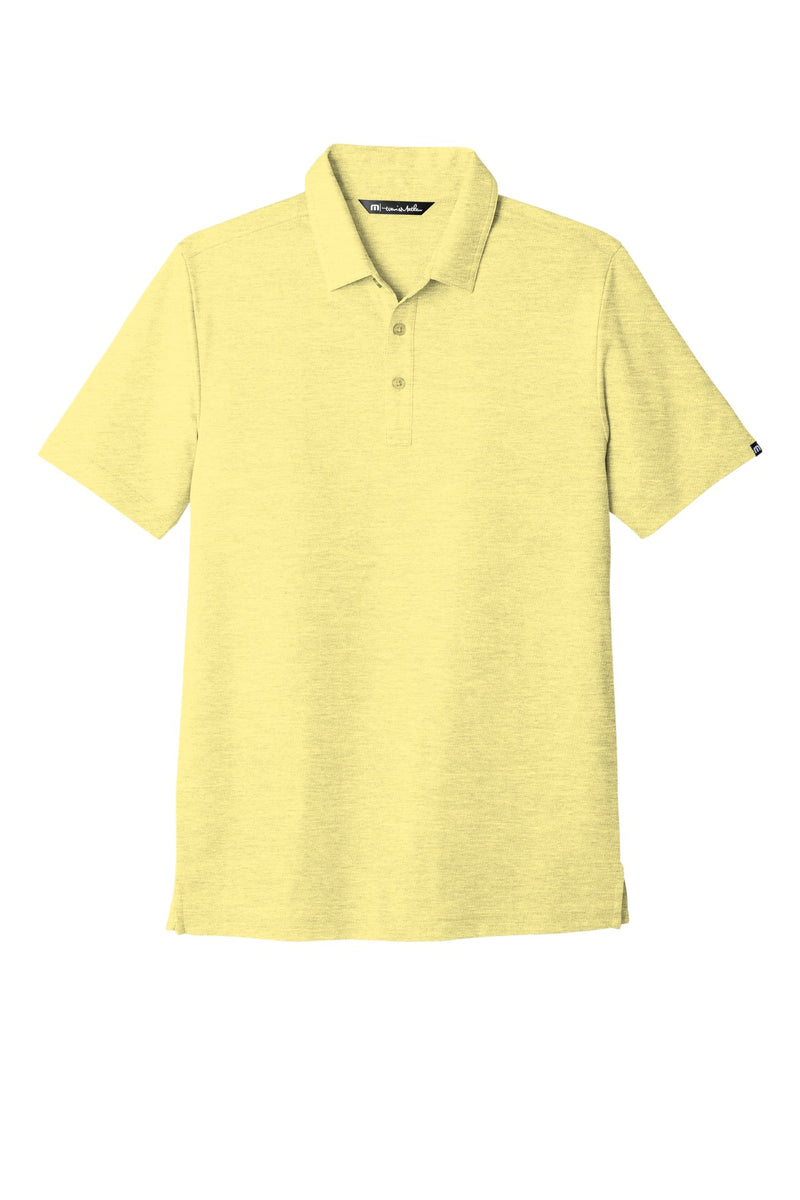 TravisMathew Oceanside Heather Polo - Pale Banana Heather