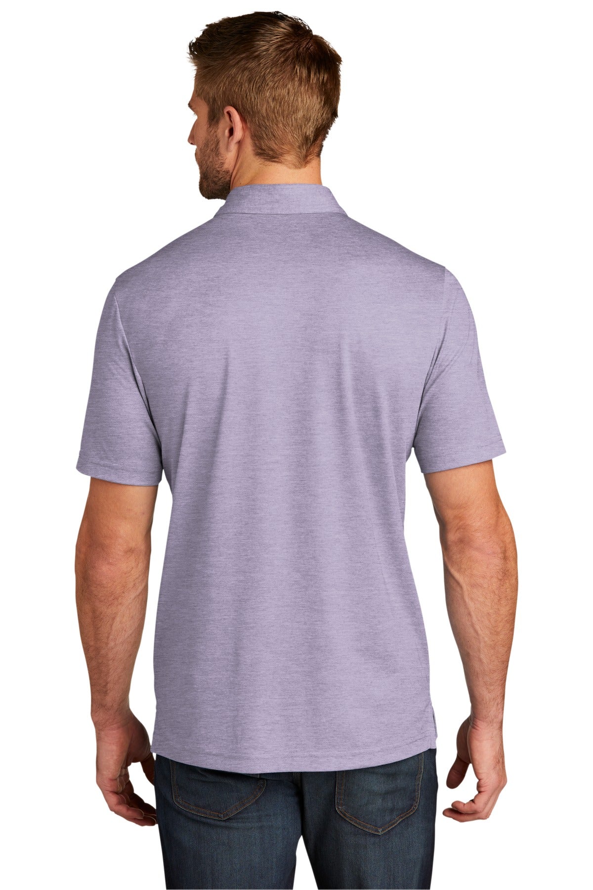 TravisMathew Oceanside Heather Polo - Purple Sage Heather