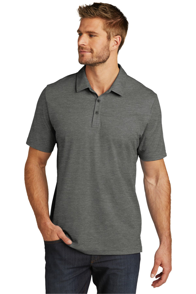 TravisMathew Oceanside Heather Polo - Quiet Shade Grey Heather
