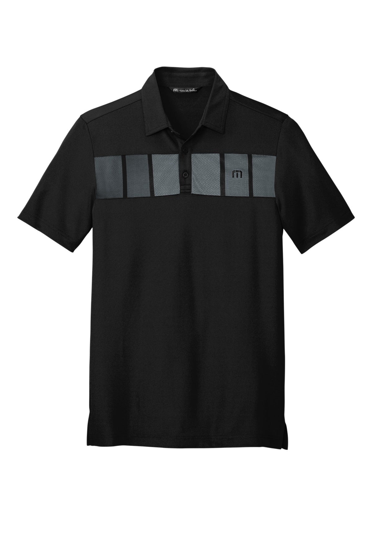 TravisMathew Cabana Chest Stripe Polo - Black