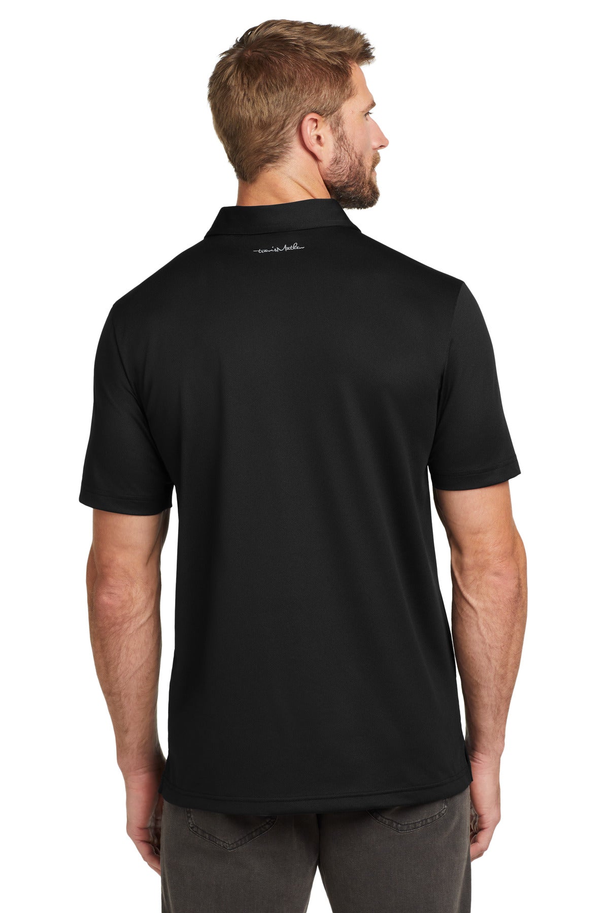 TravisMathew Cabana Chest Stripe Polo - Black