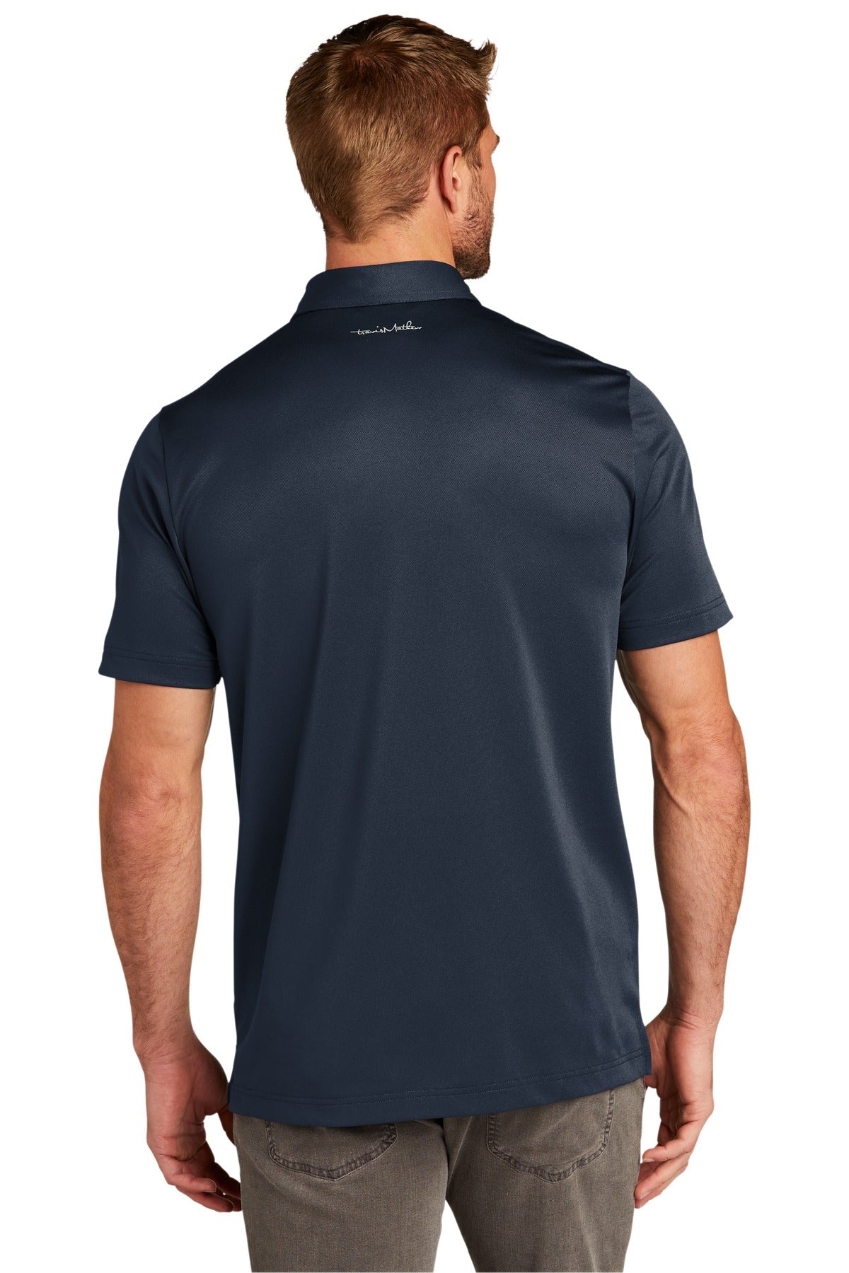 TravisMathew Cabana Chest Stripe Polo - Blue Nights