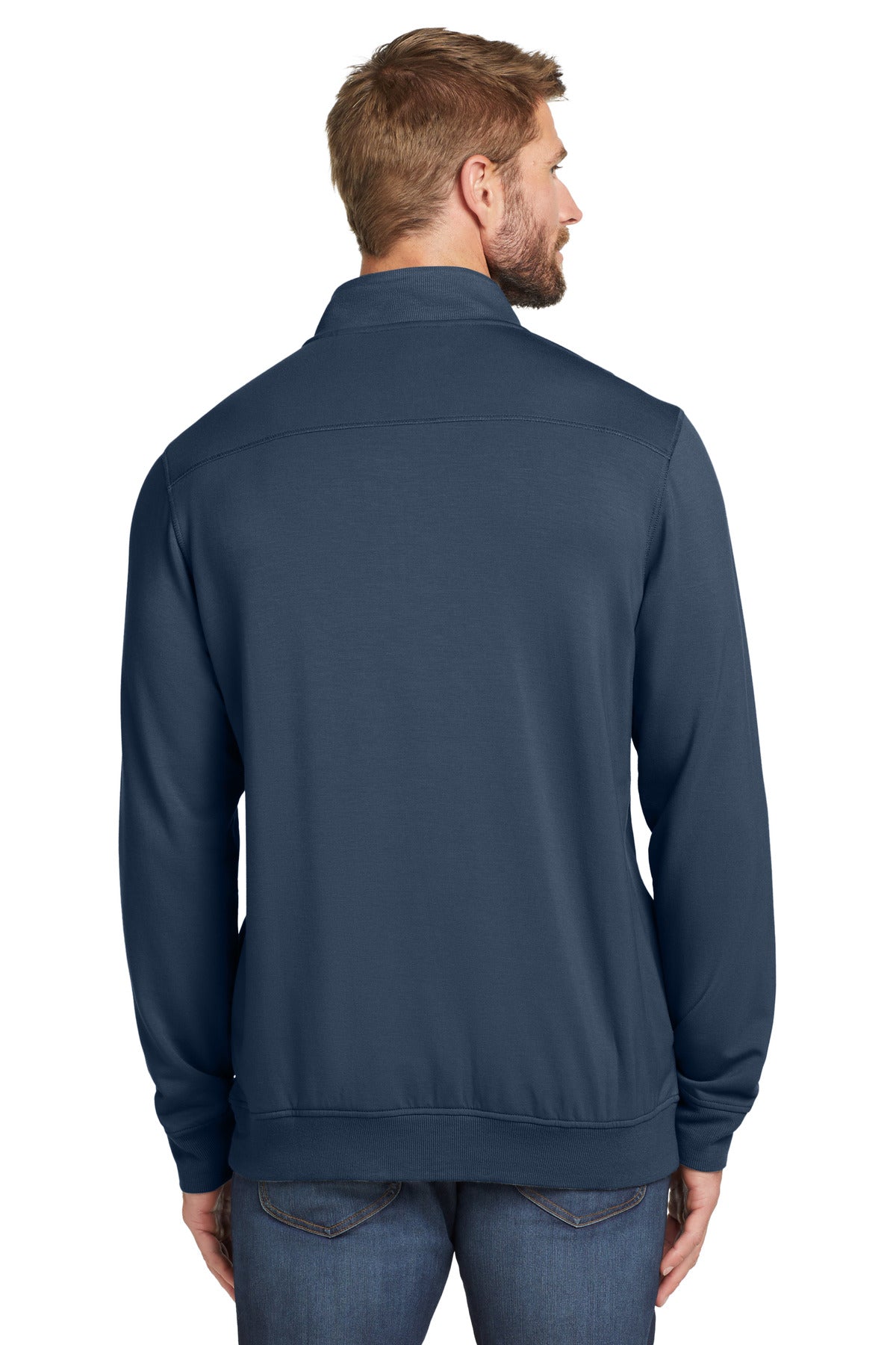 TravisMathew Newport 1/4-Zip Fleece - Blue Nights