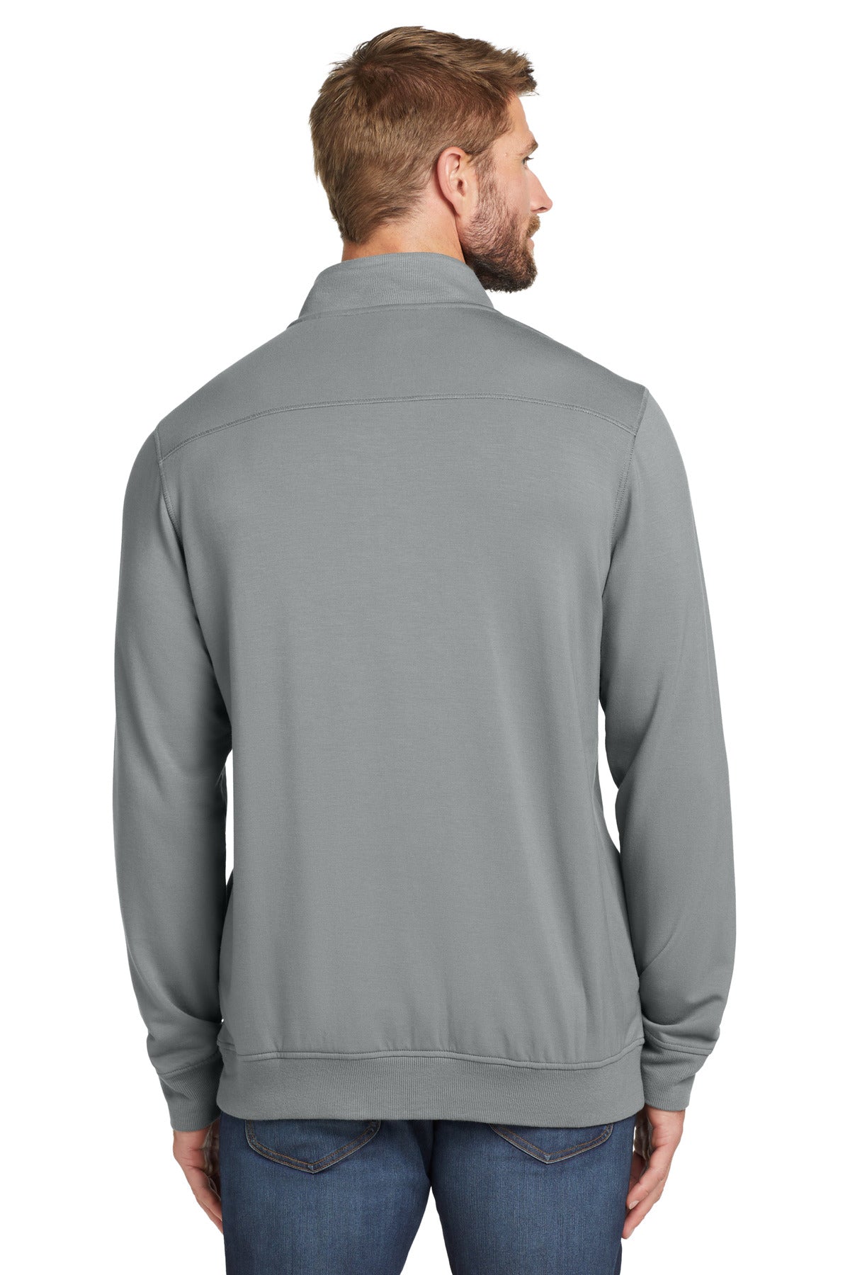 TravisMathew Newport 1/4-Zip Fleece - Quiet Shade Grey