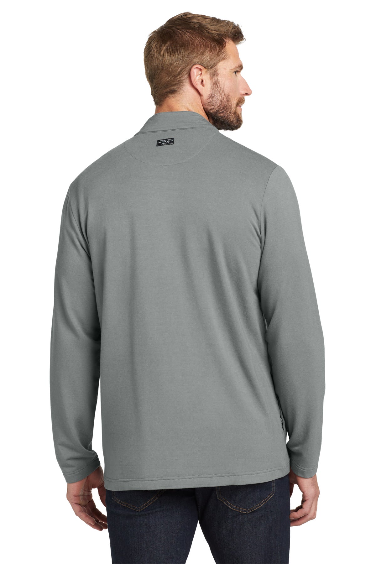 TravisMathew Newport Full-Zip Fleece - Quiet Shade Grey