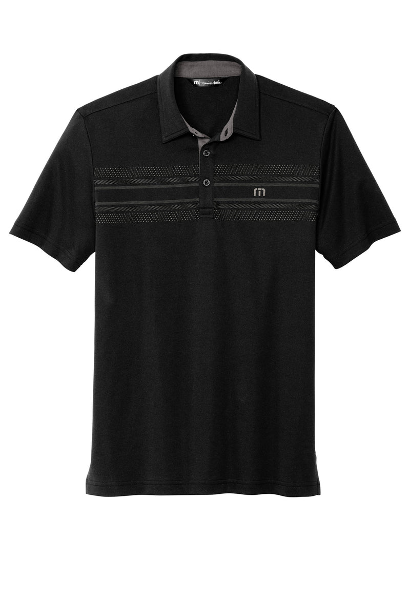 TravisMathew Monterey Chest Stripe Polo - Black