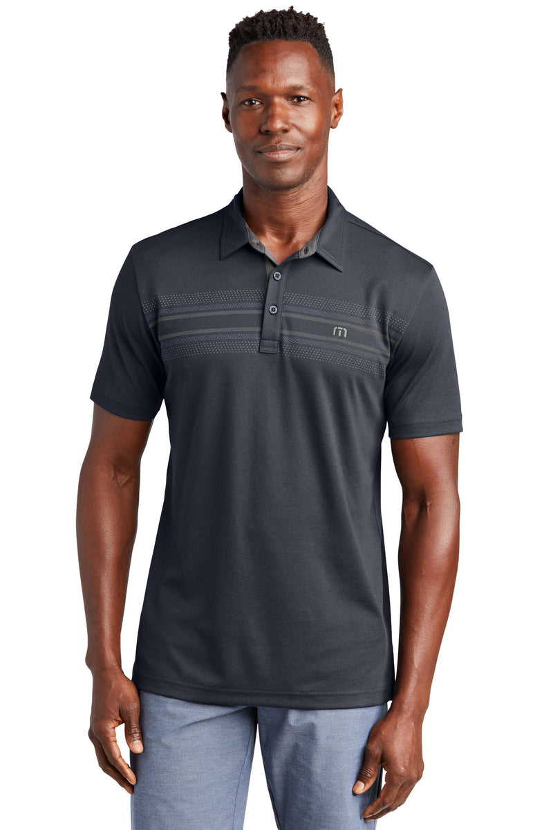 TravisMathew Monterey Chest Stripe Polo - Blue Nights