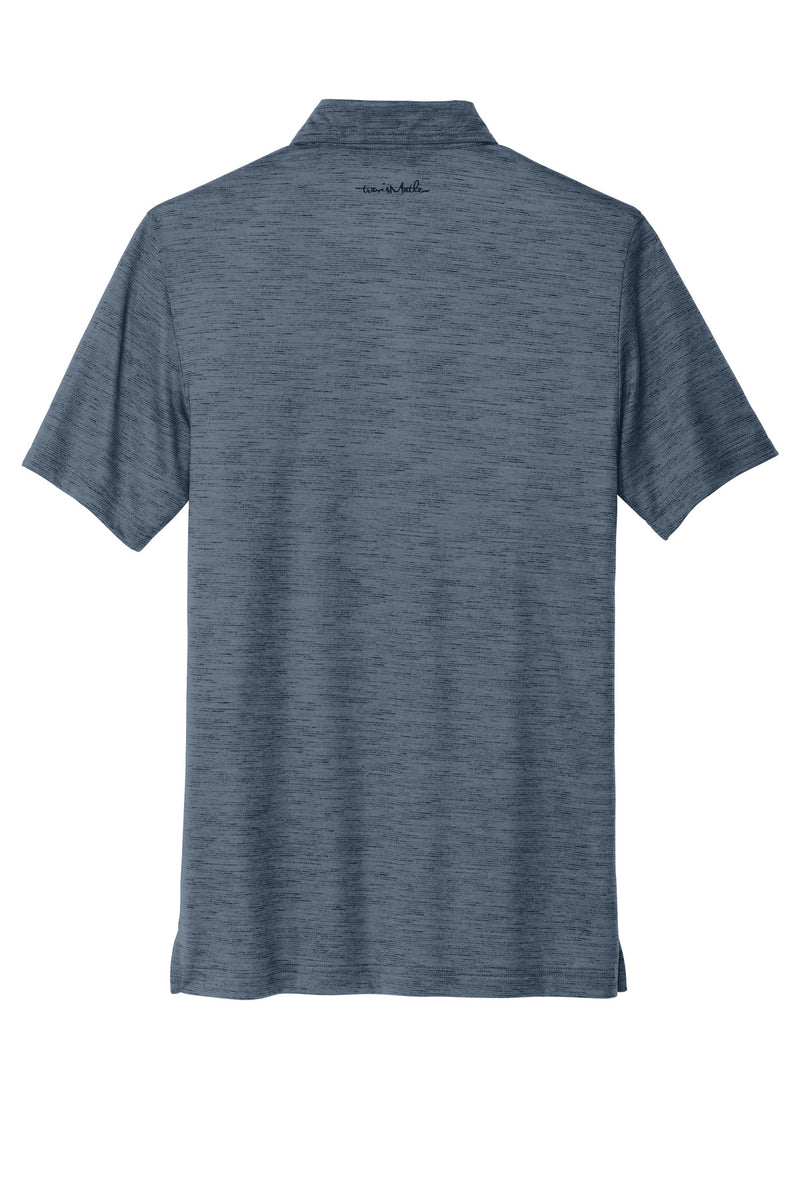 TravisMathew Auckland Slub Polo - Blue Nights