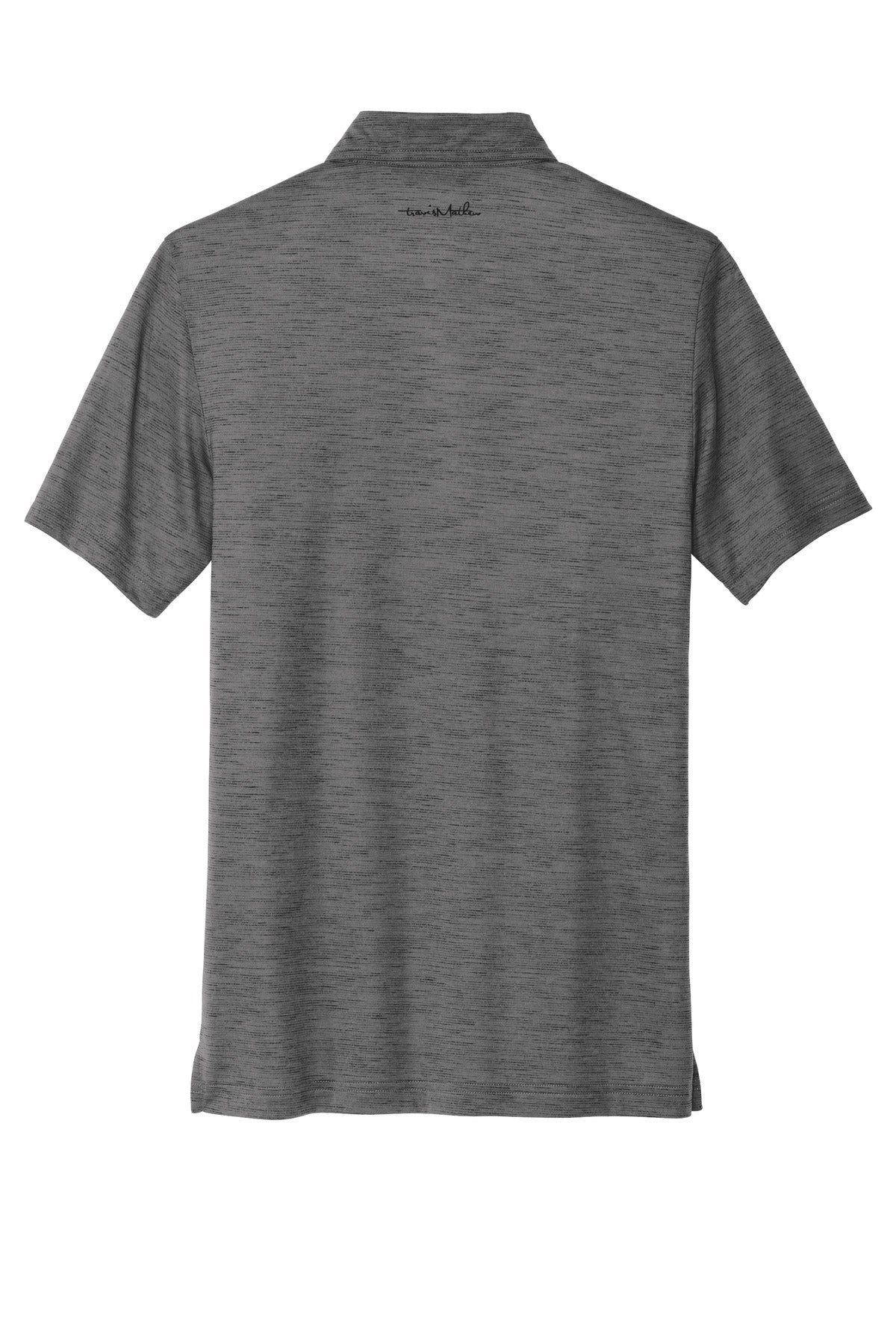 TravisMathew Auckland Slub Polo - Dark Grey