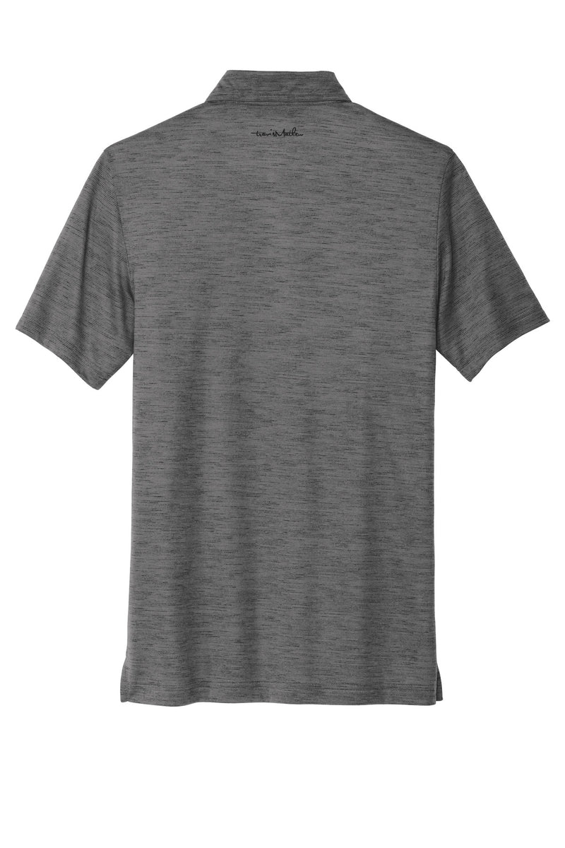 TravisMathew Auckland Slub Polo - Dark Grey