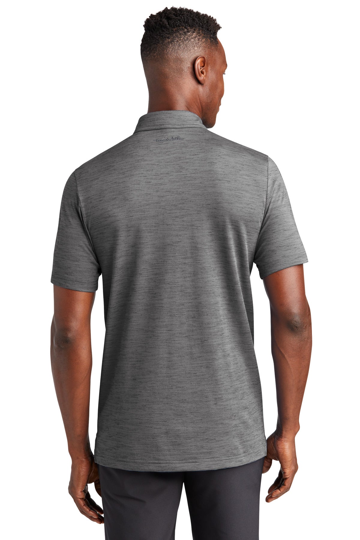 TravisMathew Auckland Slub Polo - Dark Grey