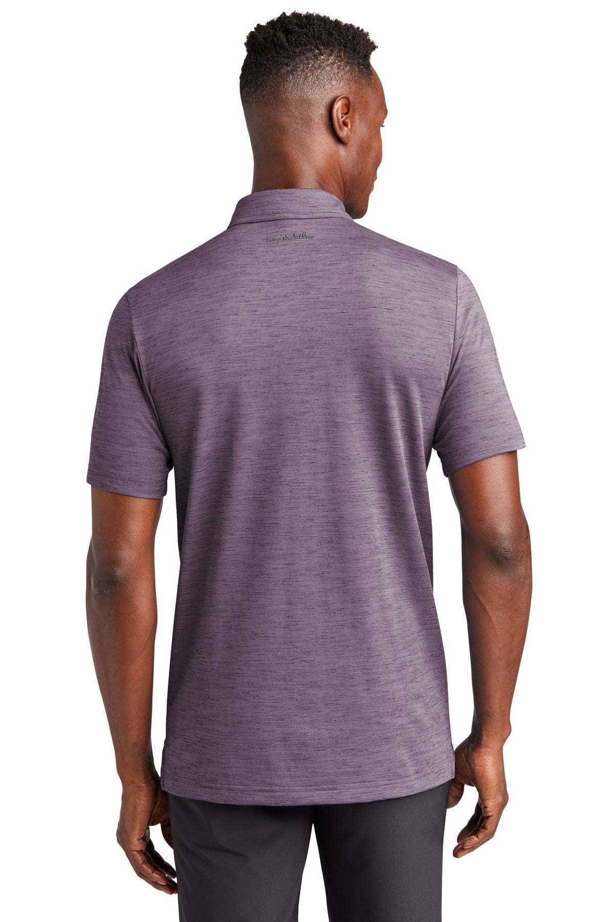 TravisMathew Auckland Slub Polo - Purple Sage