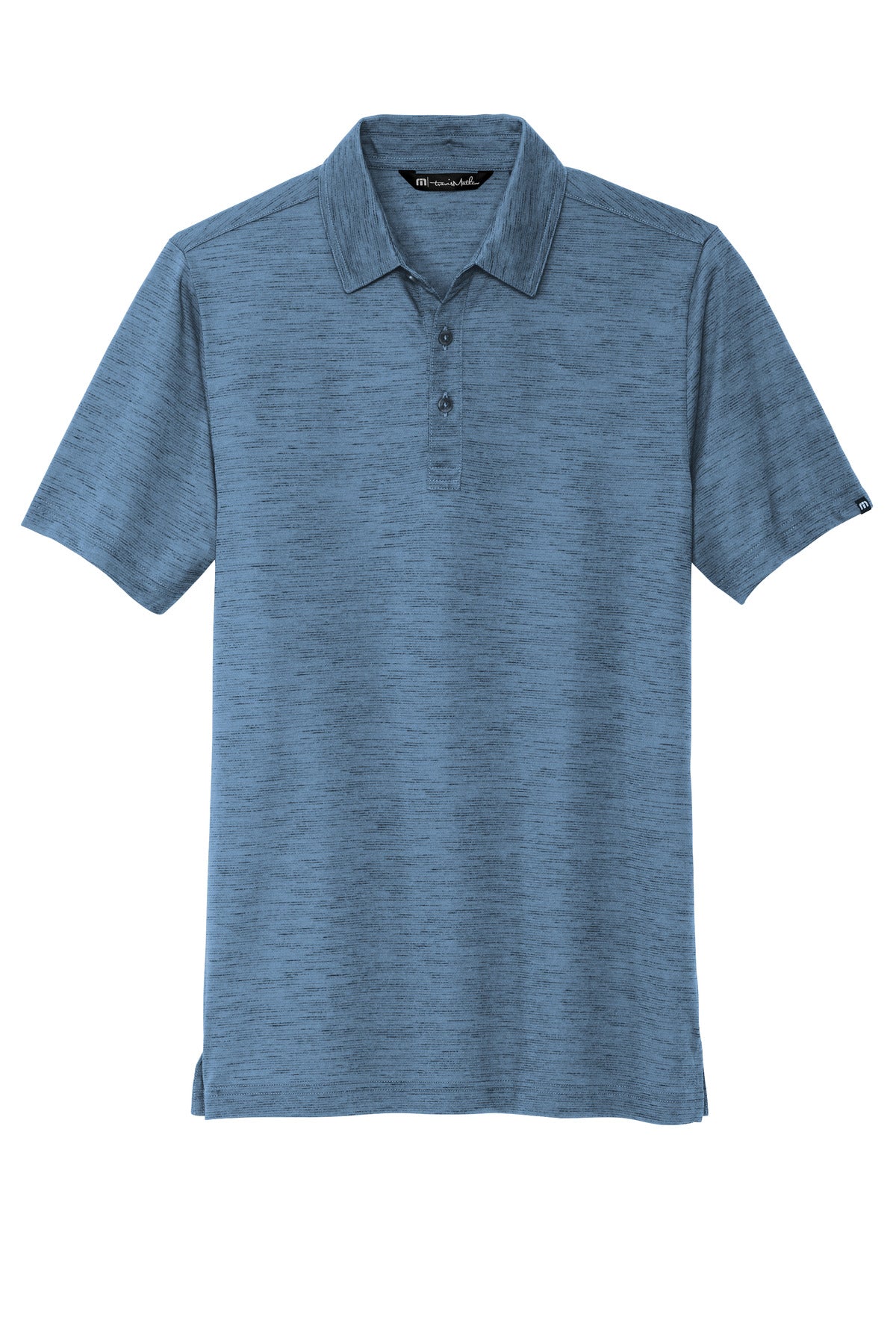 TravisMathew Auckland Slub Polo - Riviera Blue