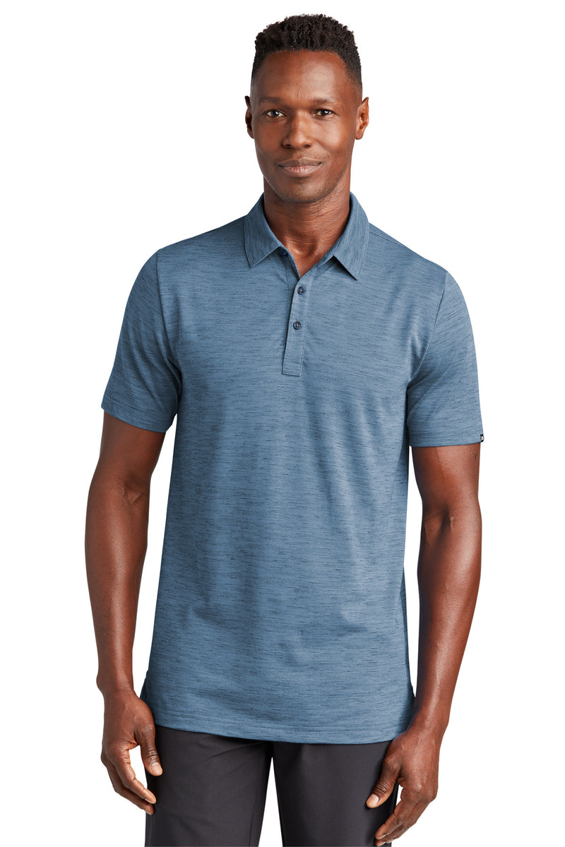 TravisMathew Auckland Slub Polo - Riviera Blue