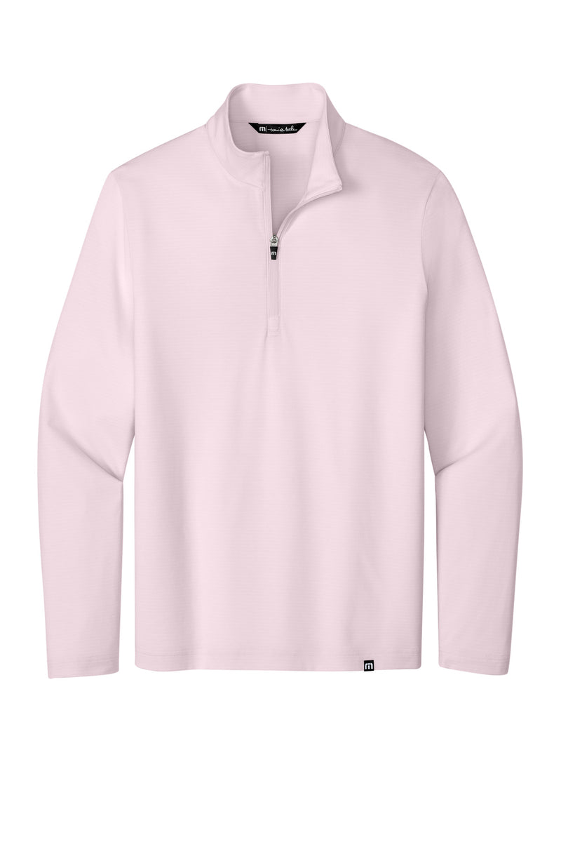 TravisMathew Crestview 1/4-Zip - Stone Pink