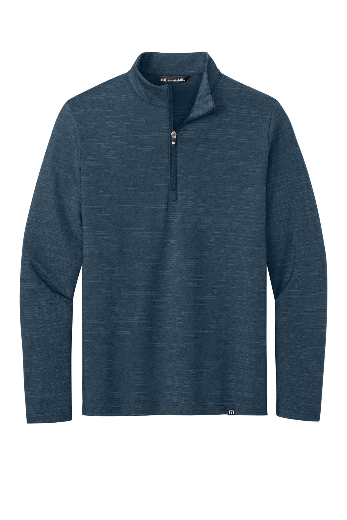 TravisMathew Crestview 1/4-Zip - Vintage Indigo Heather