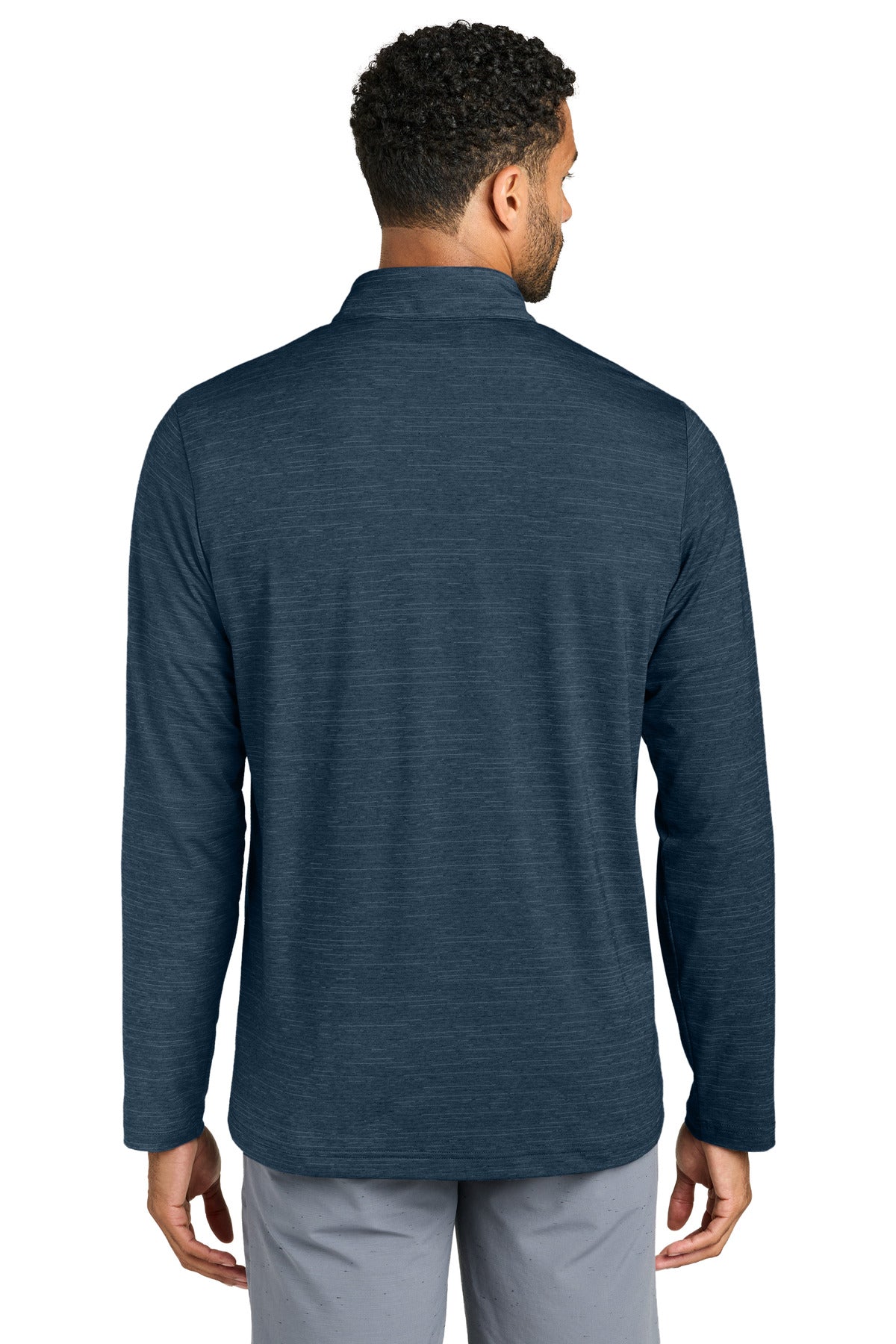 TravisMathew Crestview 1/4-Zip - Vintage Indigo Heather