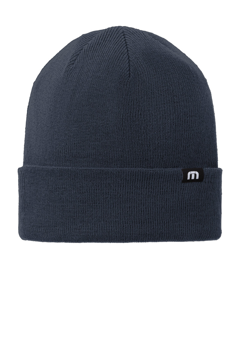 TravisMathew Solid Cuffed Beanie - Blue Nights