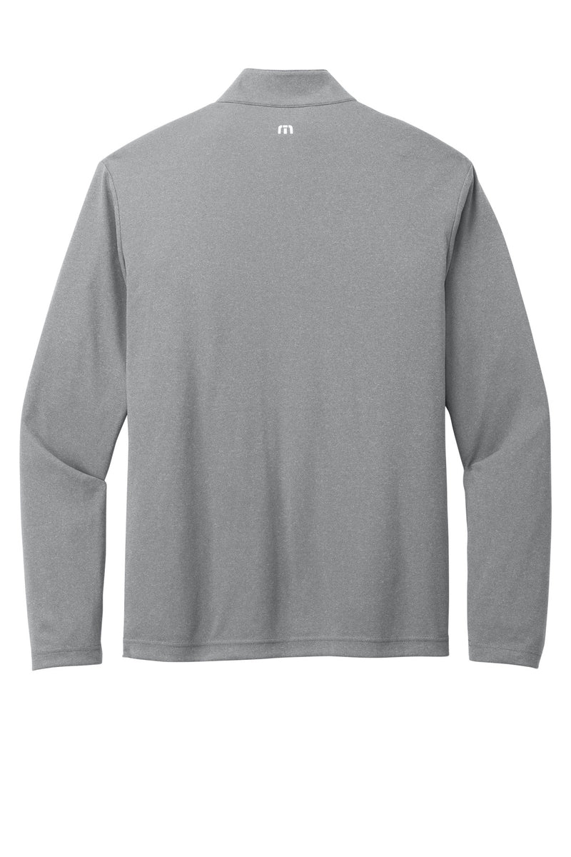 TravisMathew Coto Performance 1/4-Zip - Quiet Shade Grey Heather