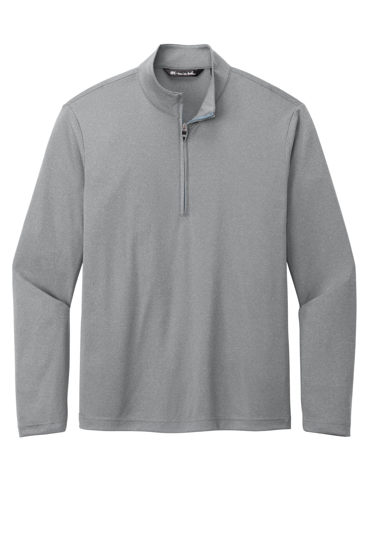 TravisMathew Coto Performance 1/4-Zip - Quiet Shade Grey Heather