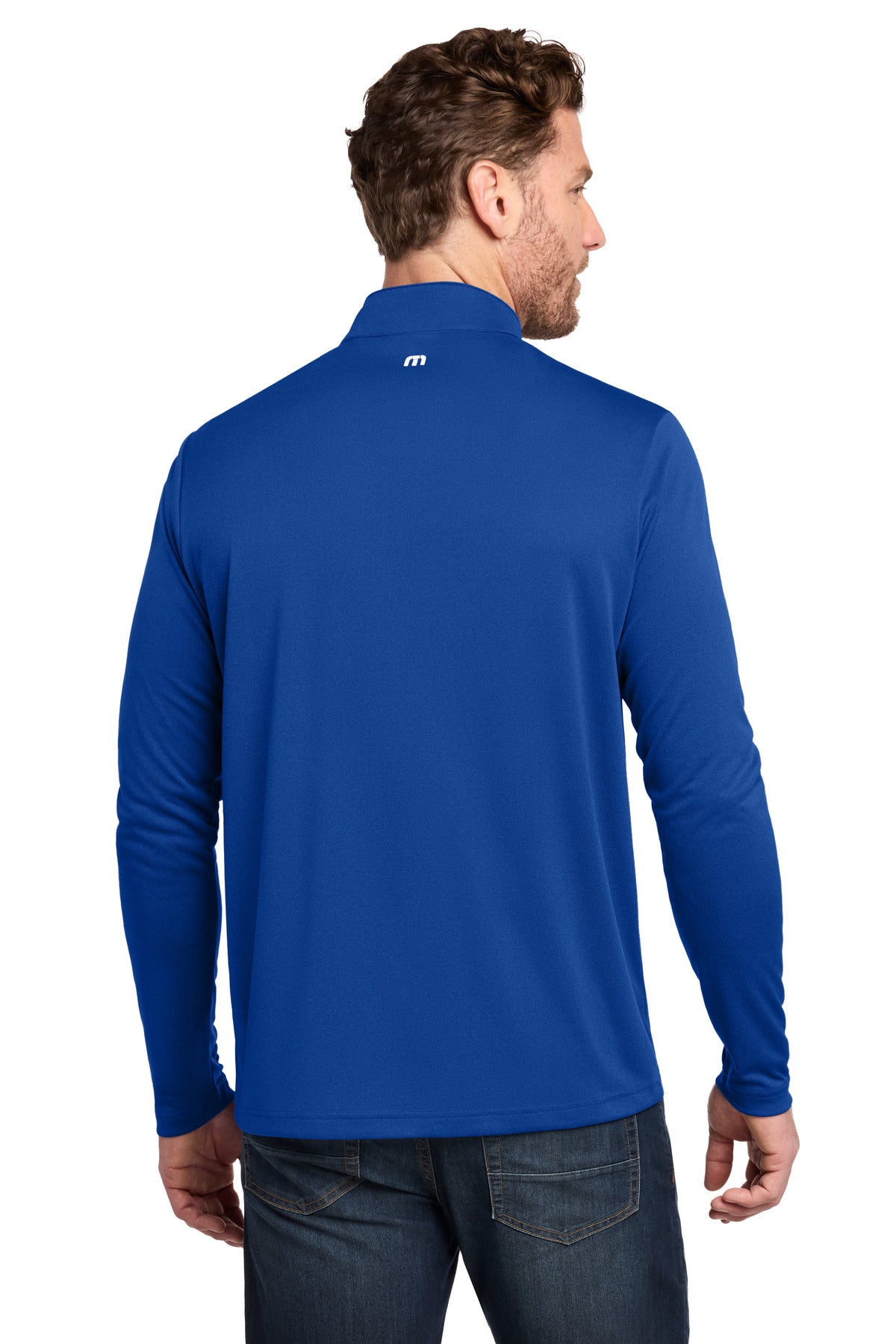 TravisMathew Coto Performance 1/4-Zip - Royal Blue