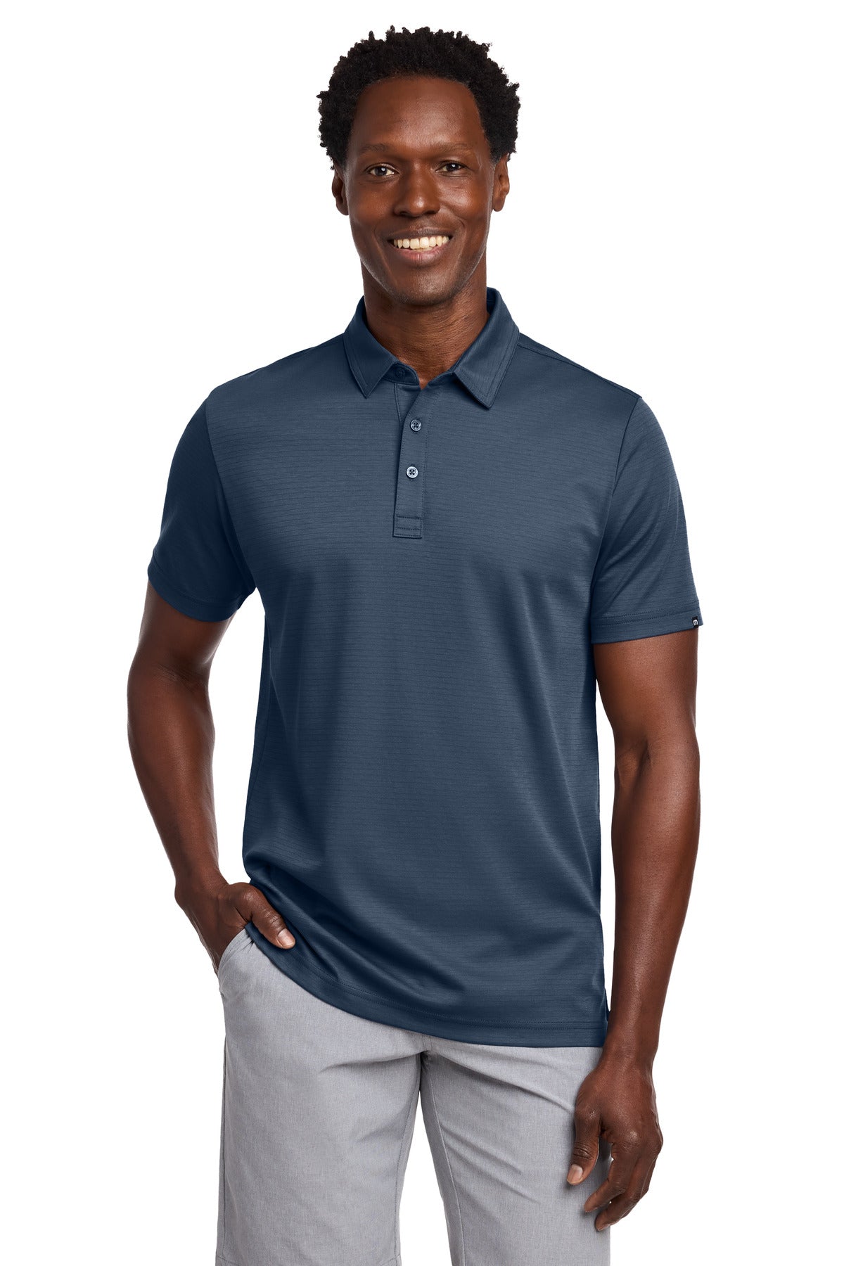 TravisMathew Bayfront Solid Polo - Insignia Blue